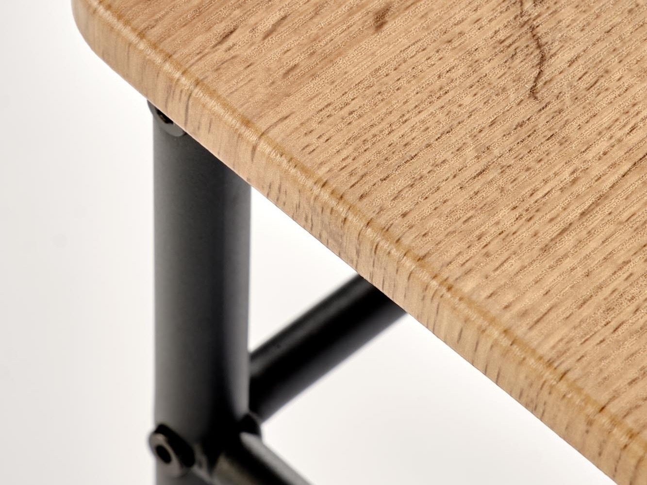 Jedilniški komplet Houston 1251 (Hrast + Črna)