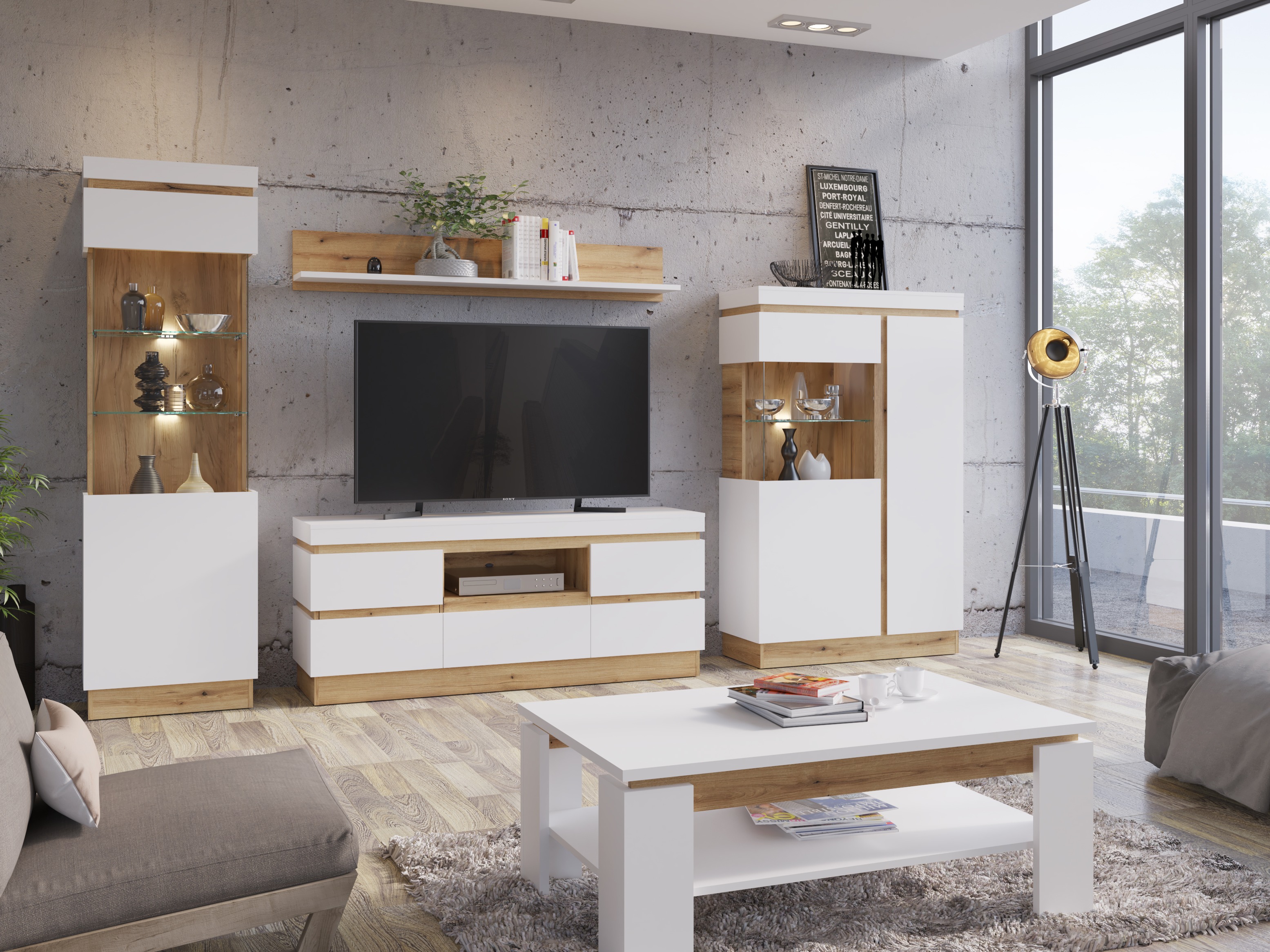 Komplet za dnevno sobo Numeri 123