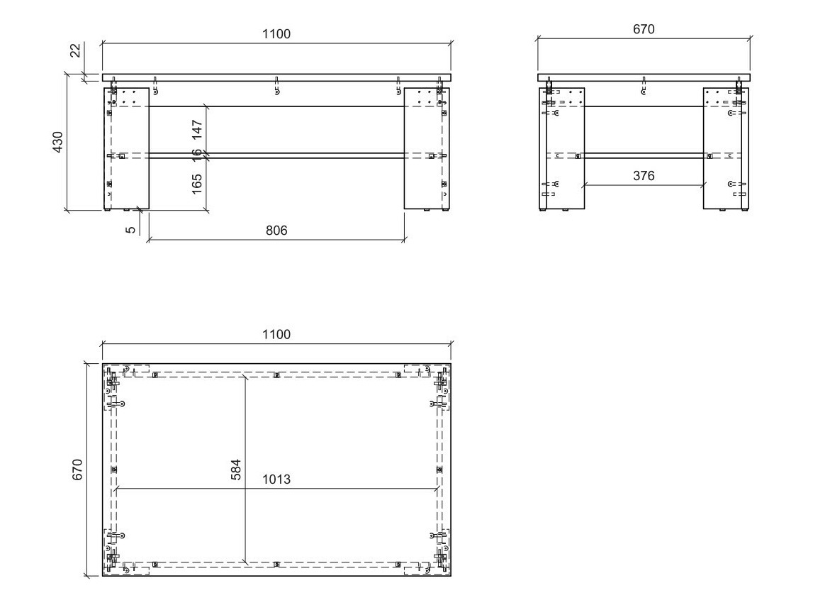Komplet za dnevno sobo Numeri 123