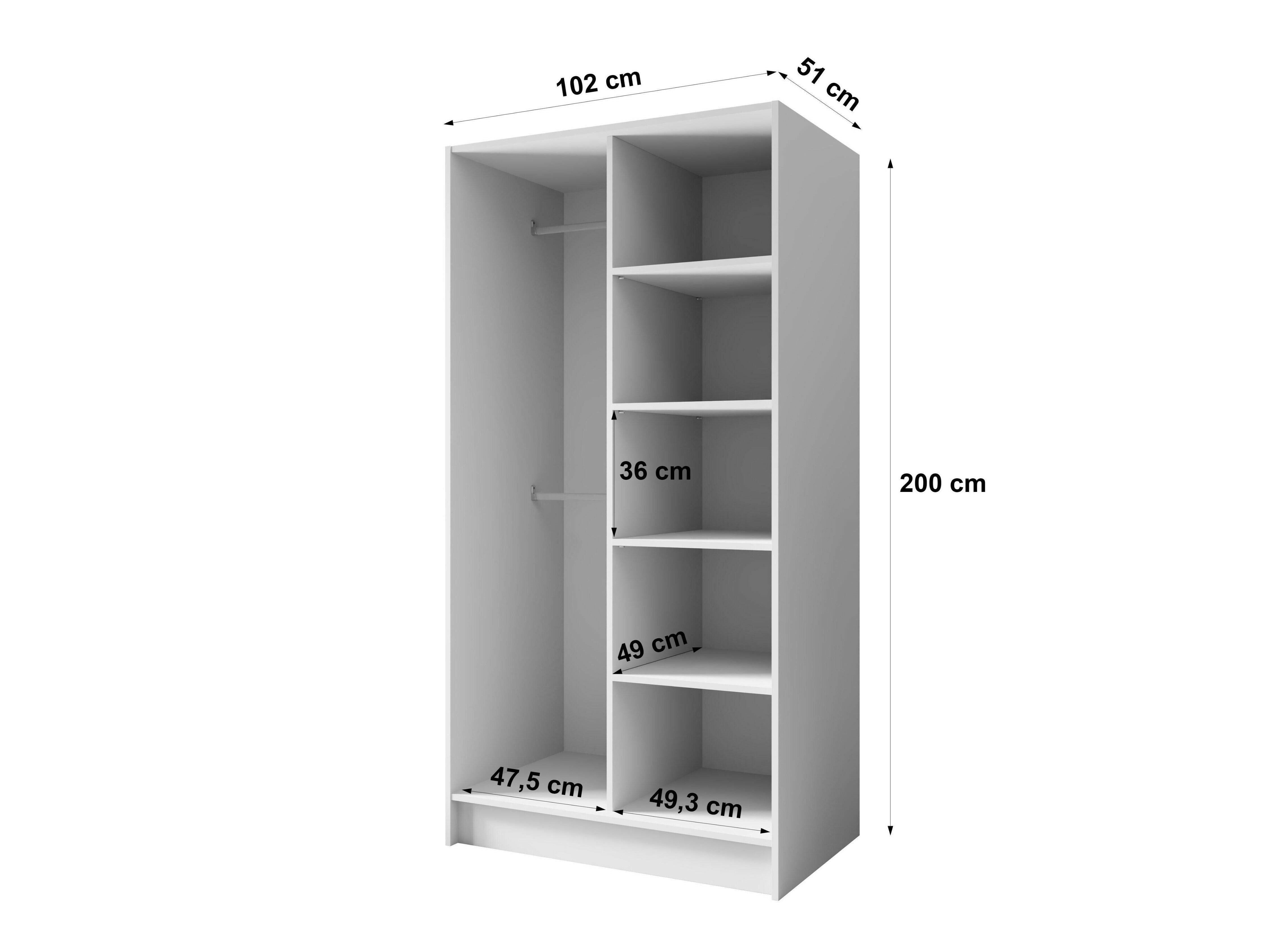 Garderobna omara Arecibo 100