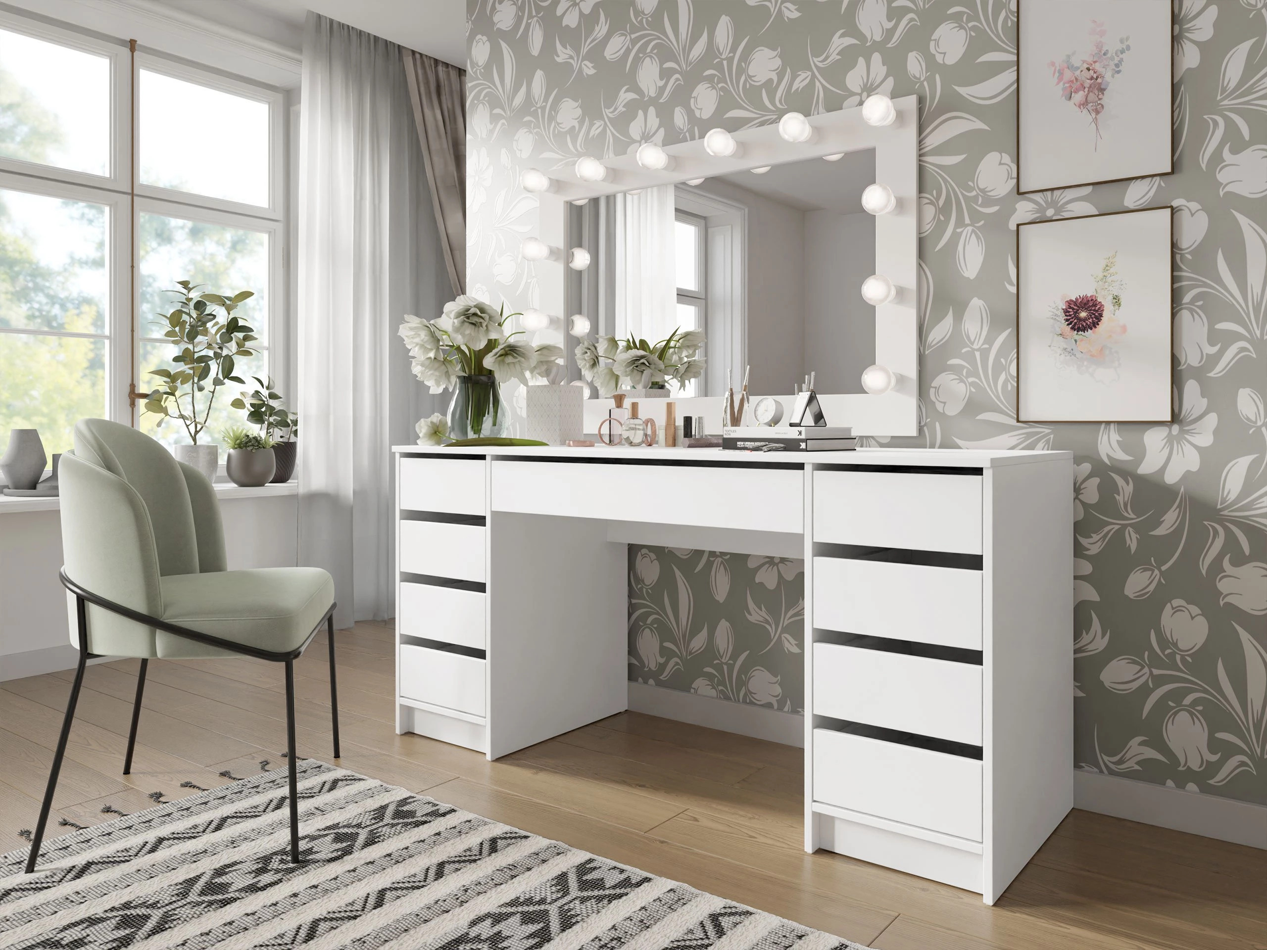 Pisalna miza Comfivo Terros II (Bela)