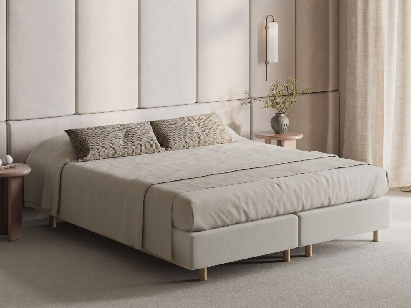 Postelja Beckley 338 (Paris Cream)