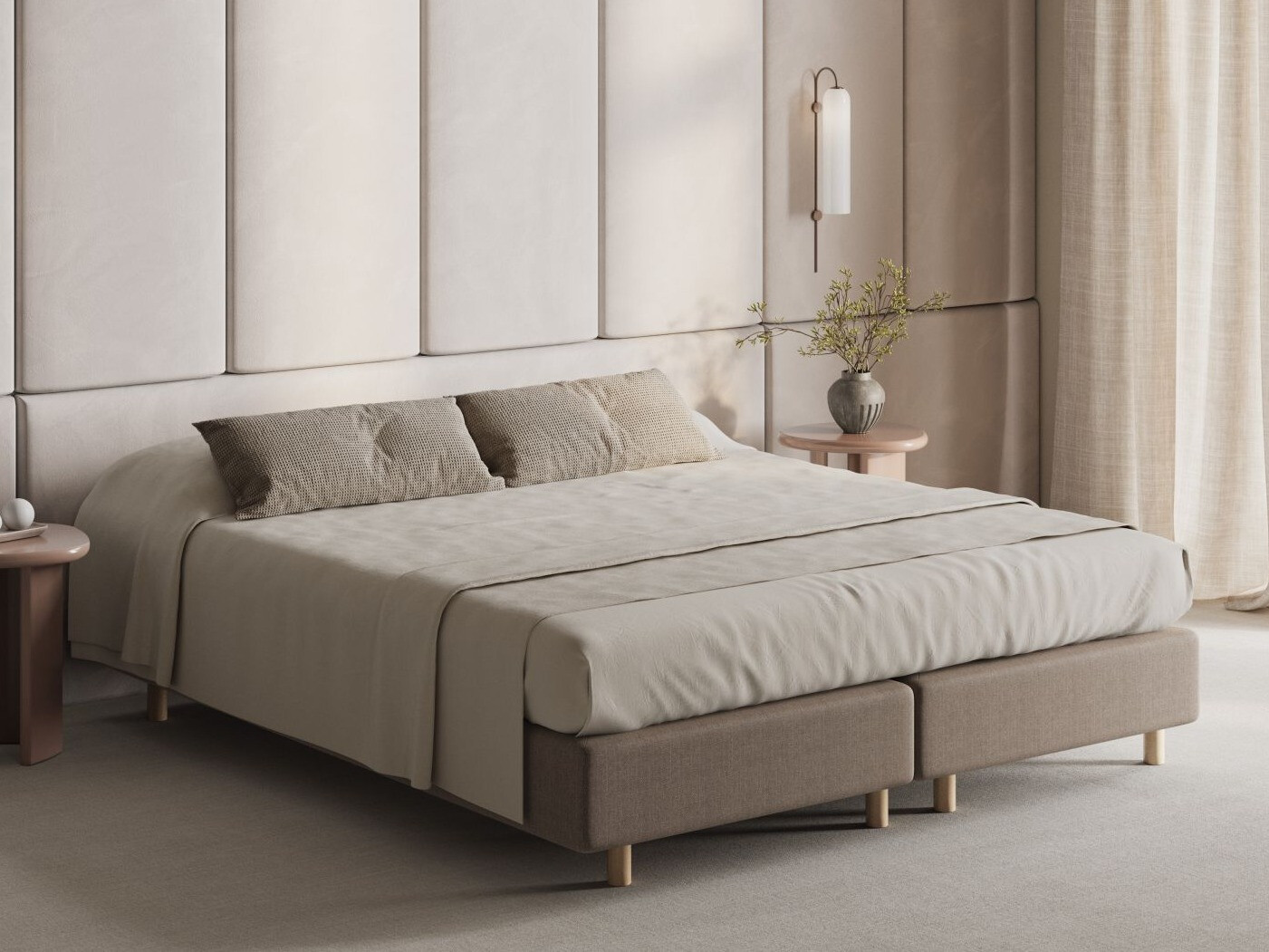 Postelja Beckley 338 (BABEL TAUPE)