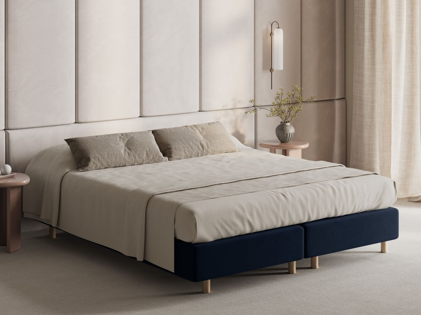 Postelja Beckley 338 (Paris Deep Blue)