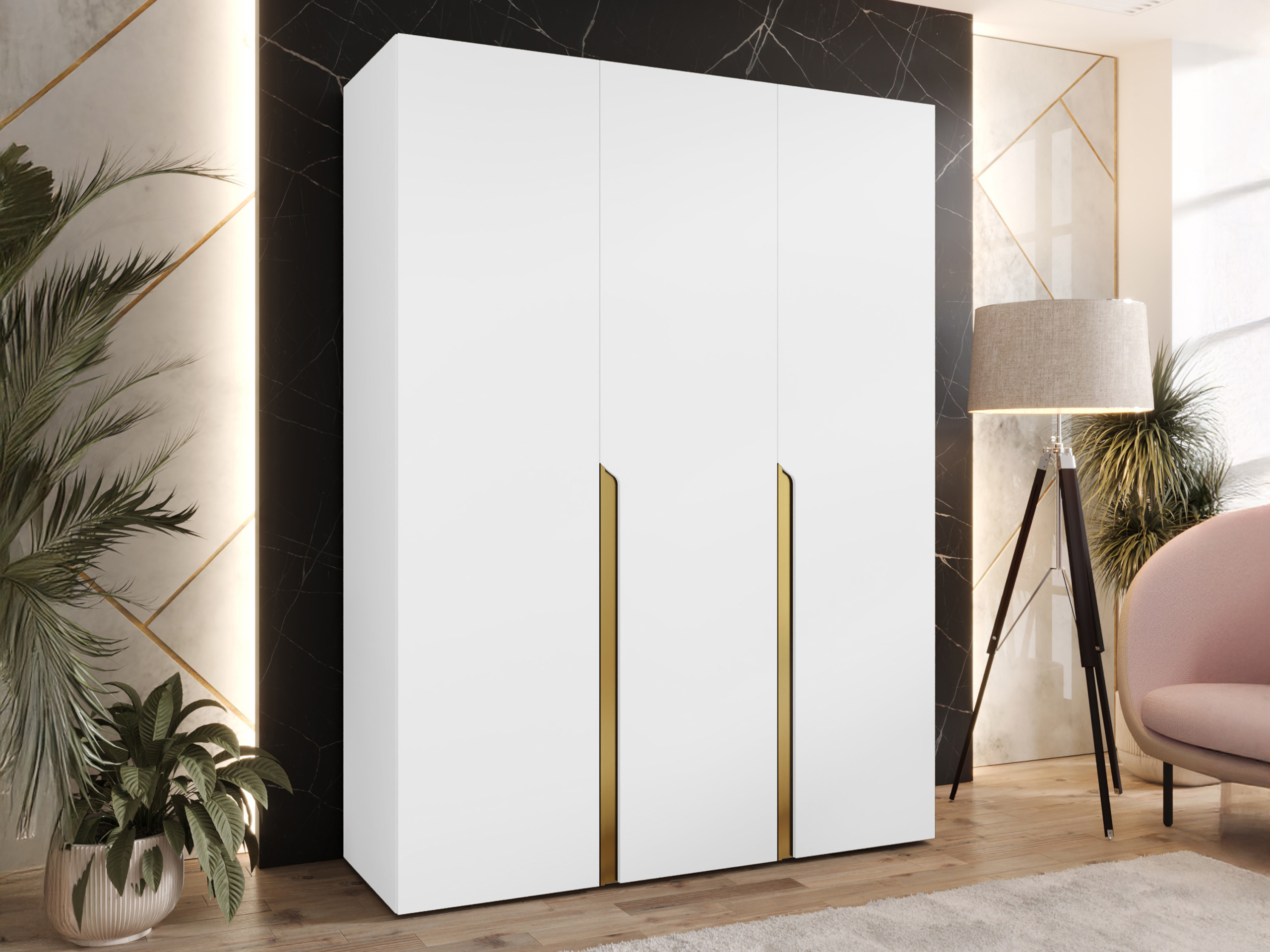 Garderobna omara Hartford 580 (Bela)