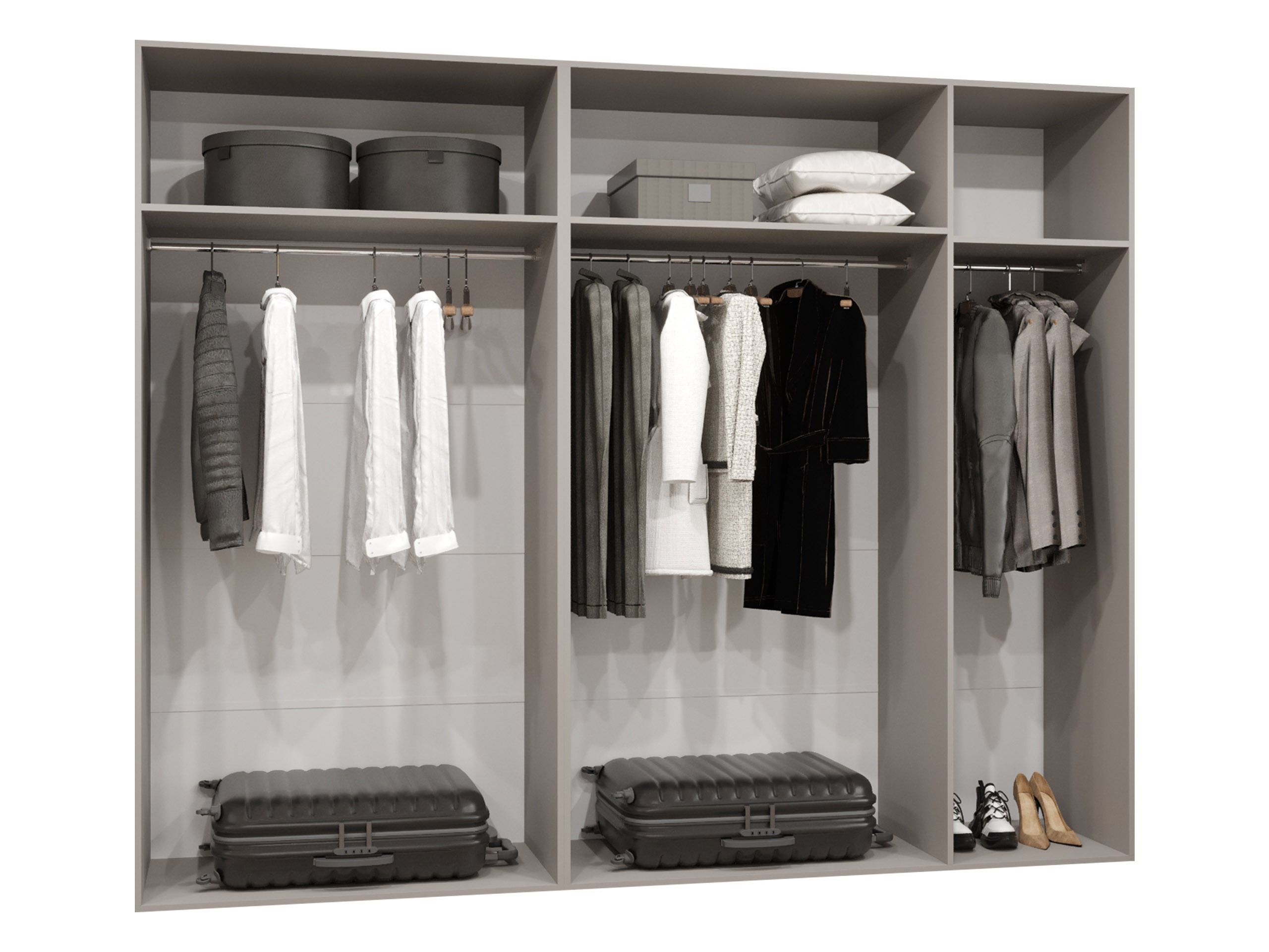 Garderobna omara Hartford 582 (Bela)