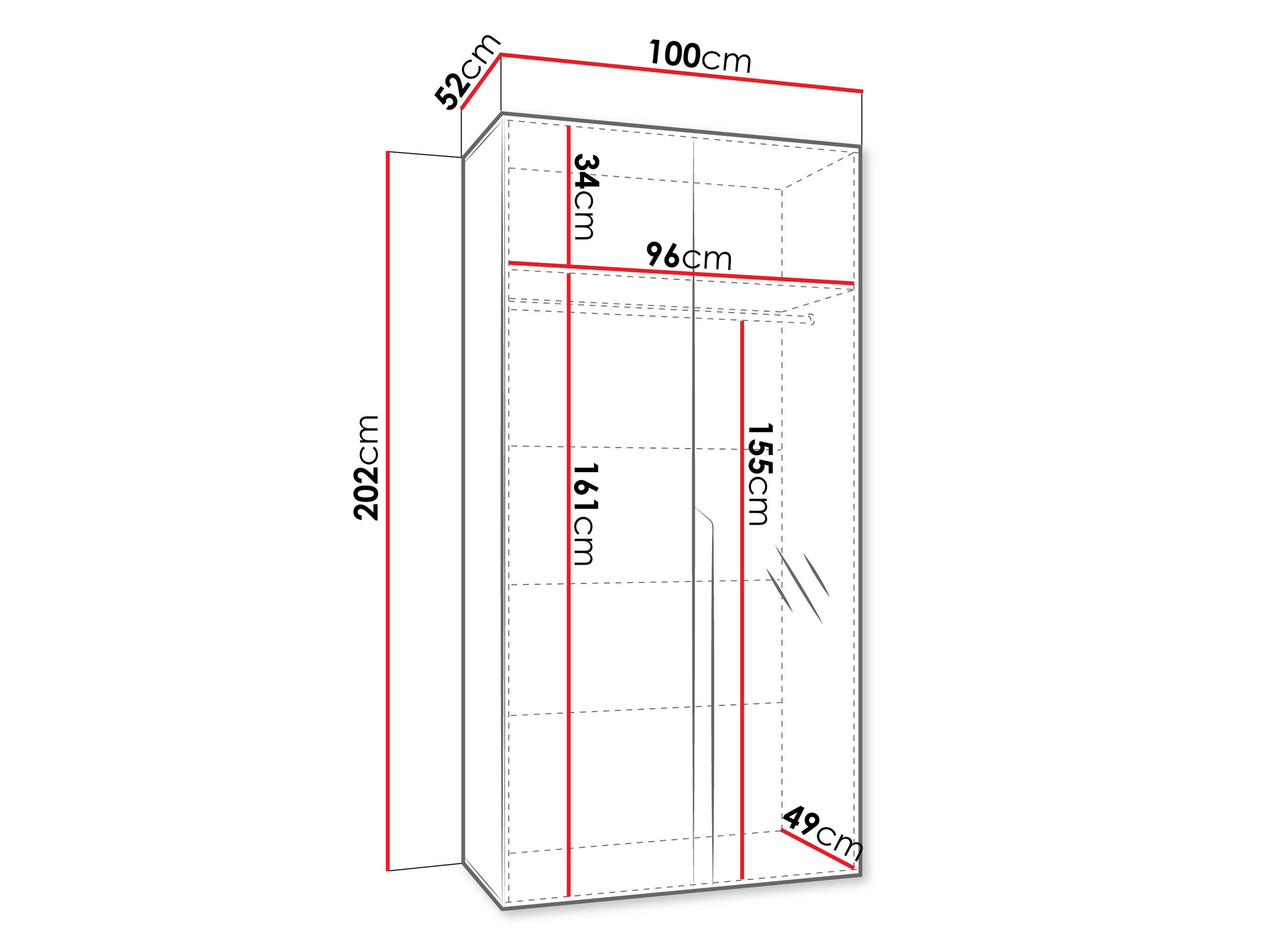 Garderobna omara Hartford 584 (Kašmir)
