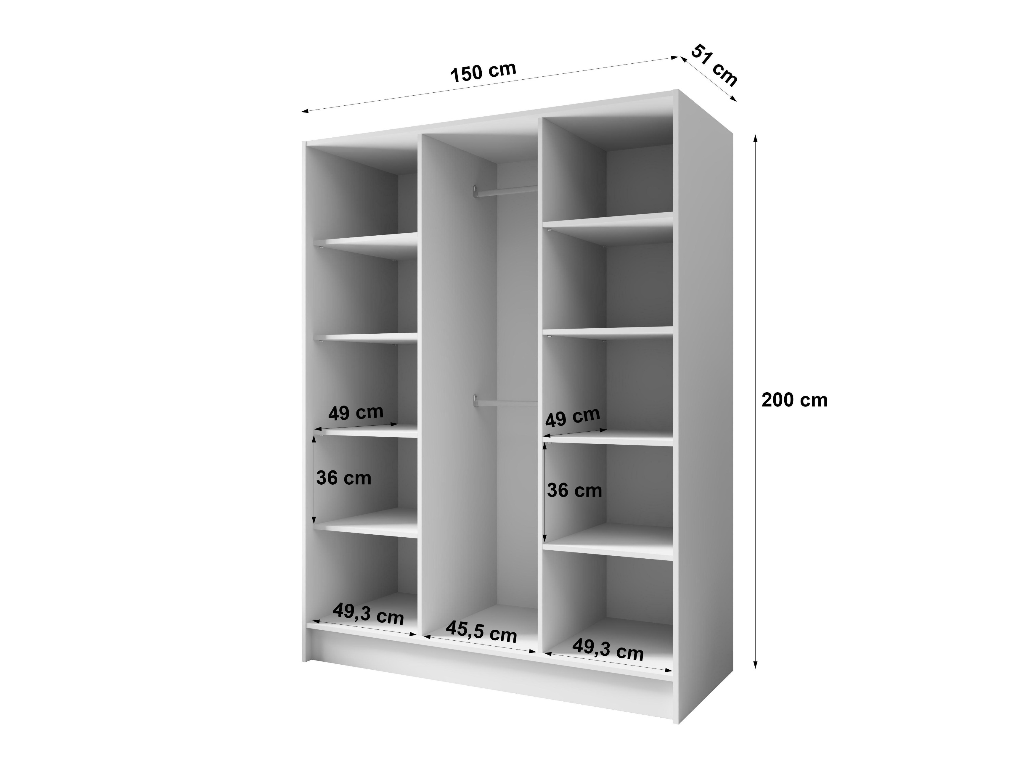 Garderobna omara Arecibo 104