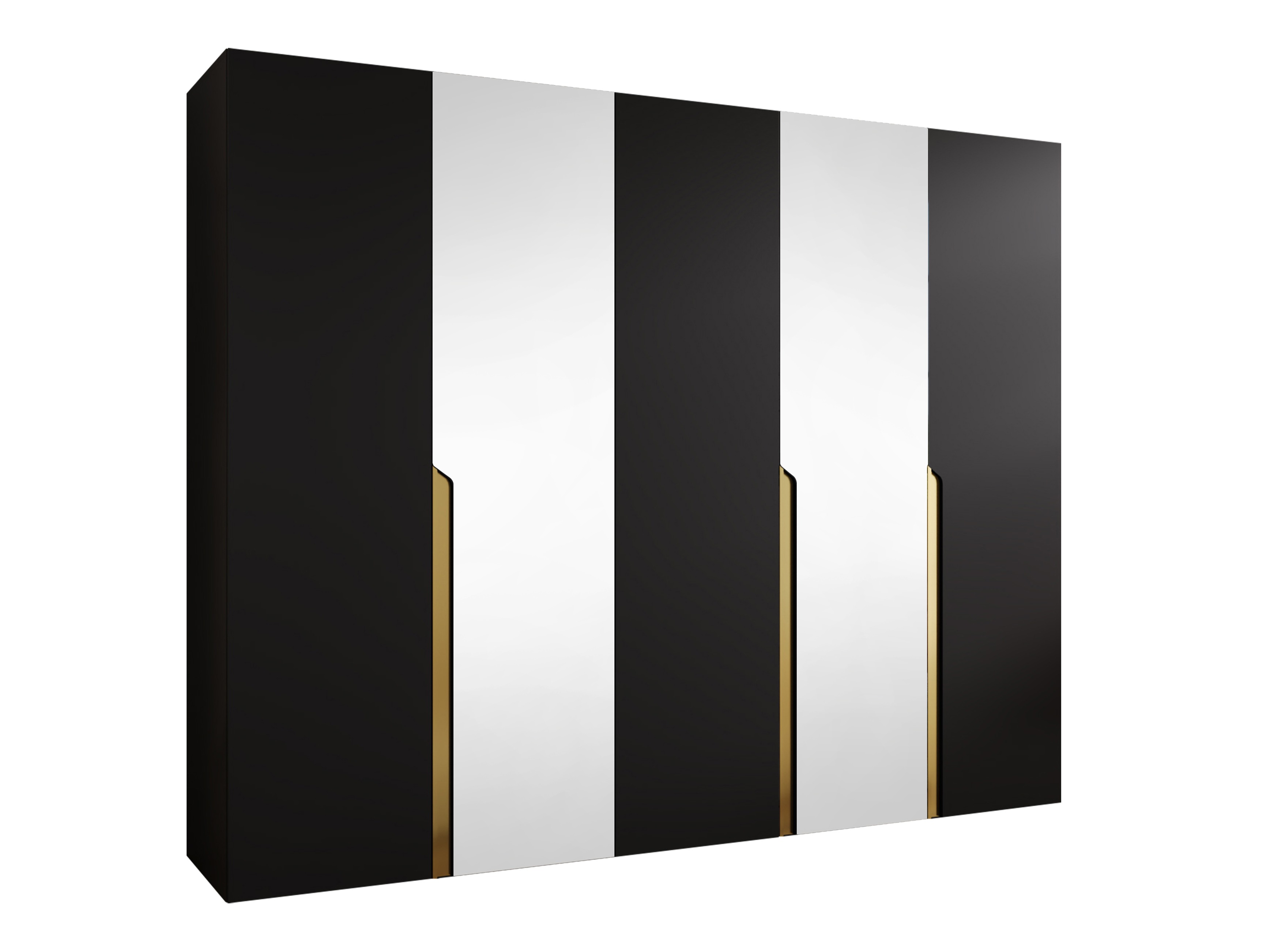 Garderobna omara Hartford 587 (Črna)