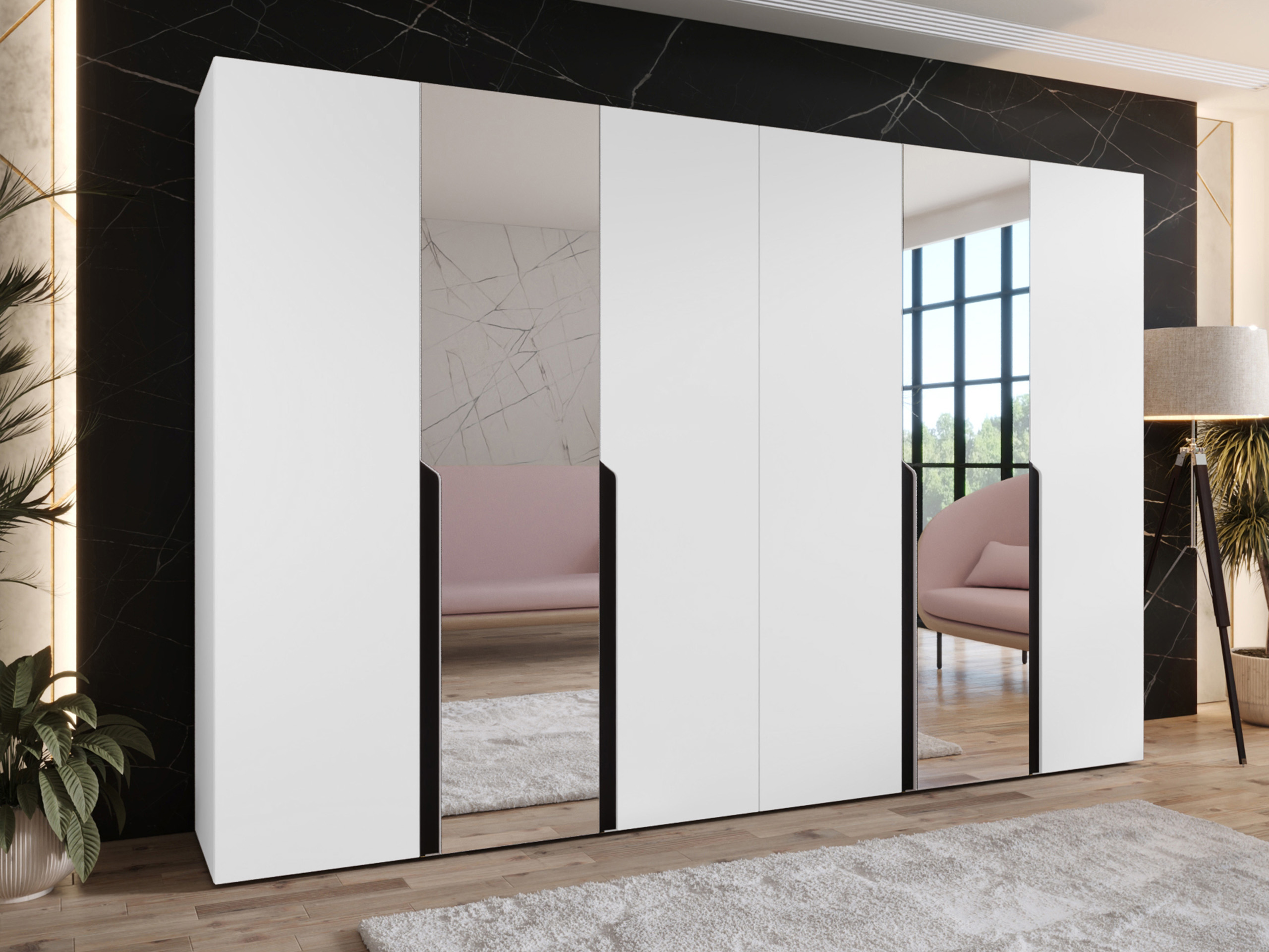 Garderobna omara Hartford 588 (Bela)