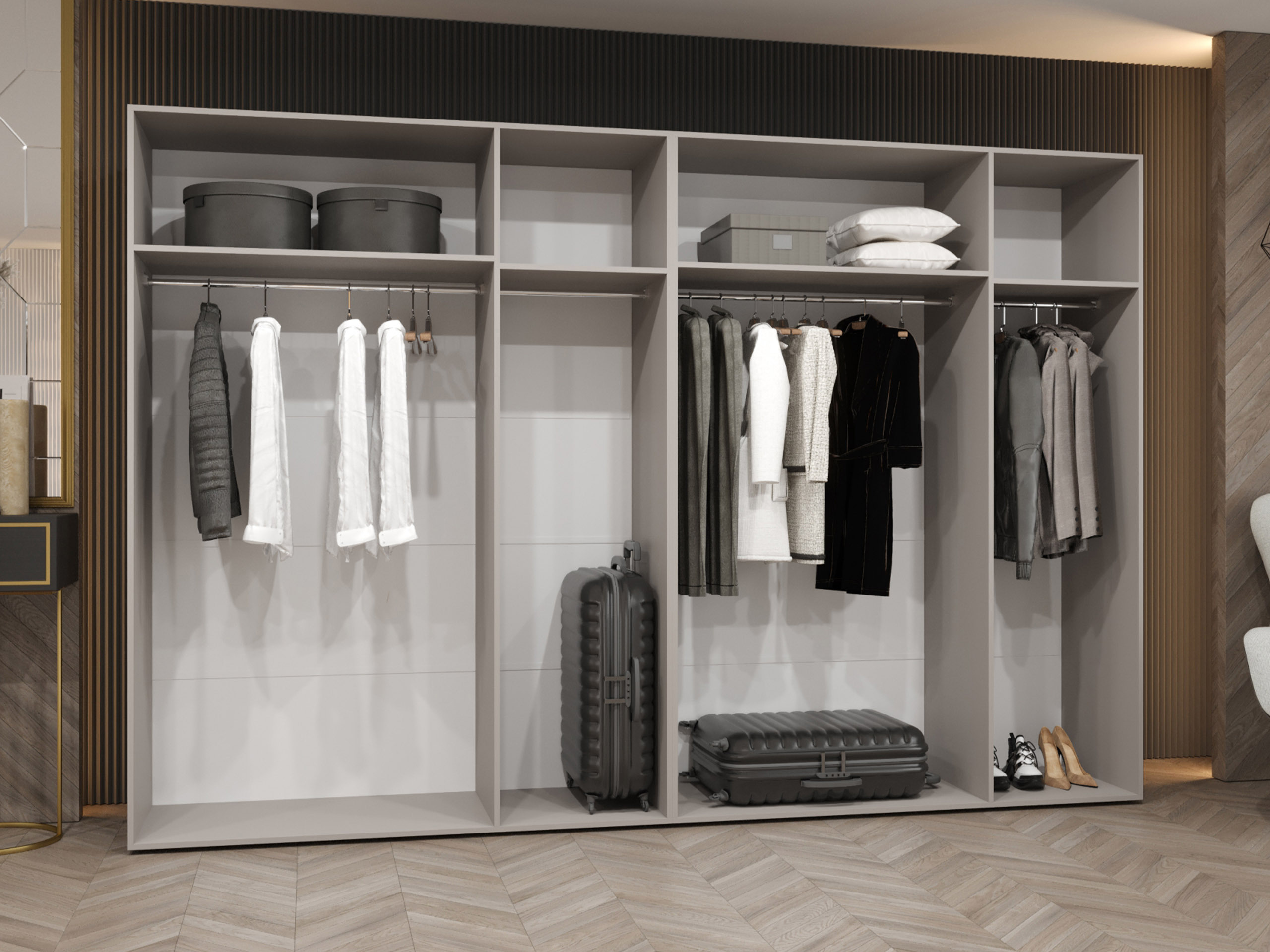 Garderobna omara Hartford 588 (Bela)