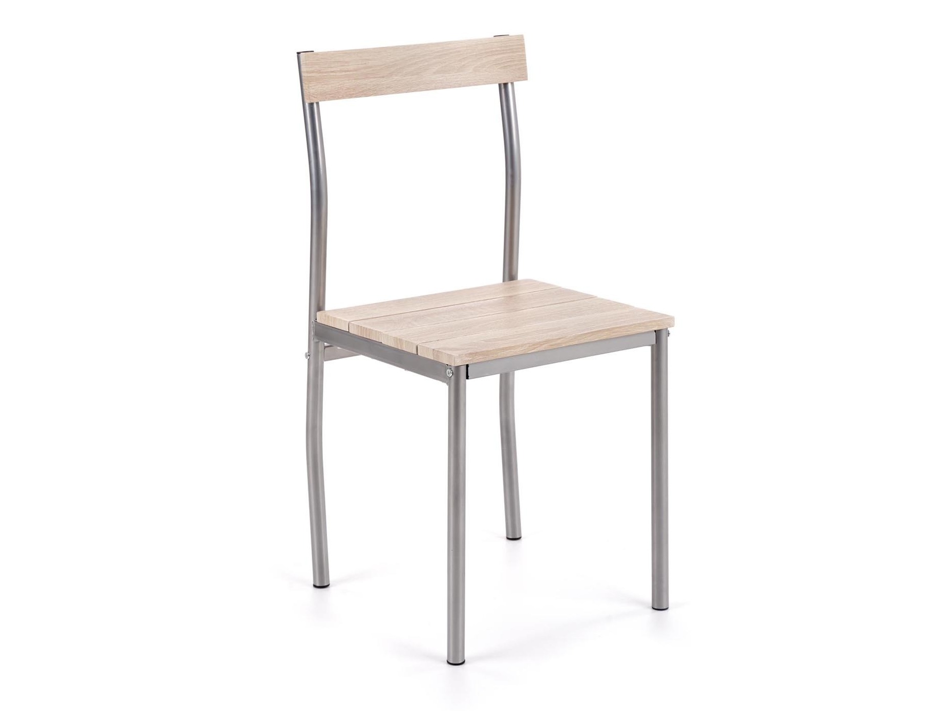 Jedilniški komplet Houston 1251 (Sonoma hrast + Srebrna)