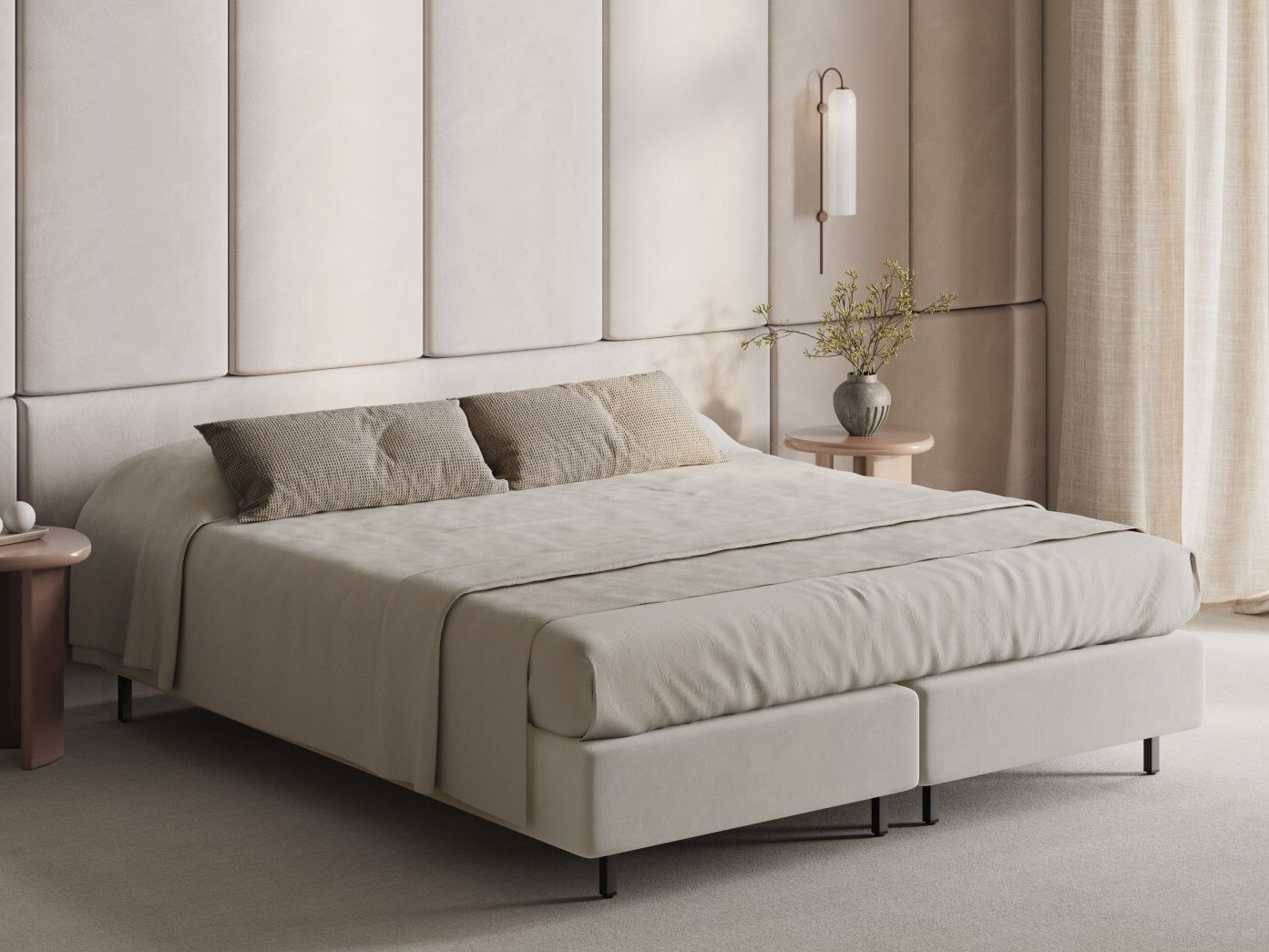 Postelja Beckley 339 (Paris Cream)