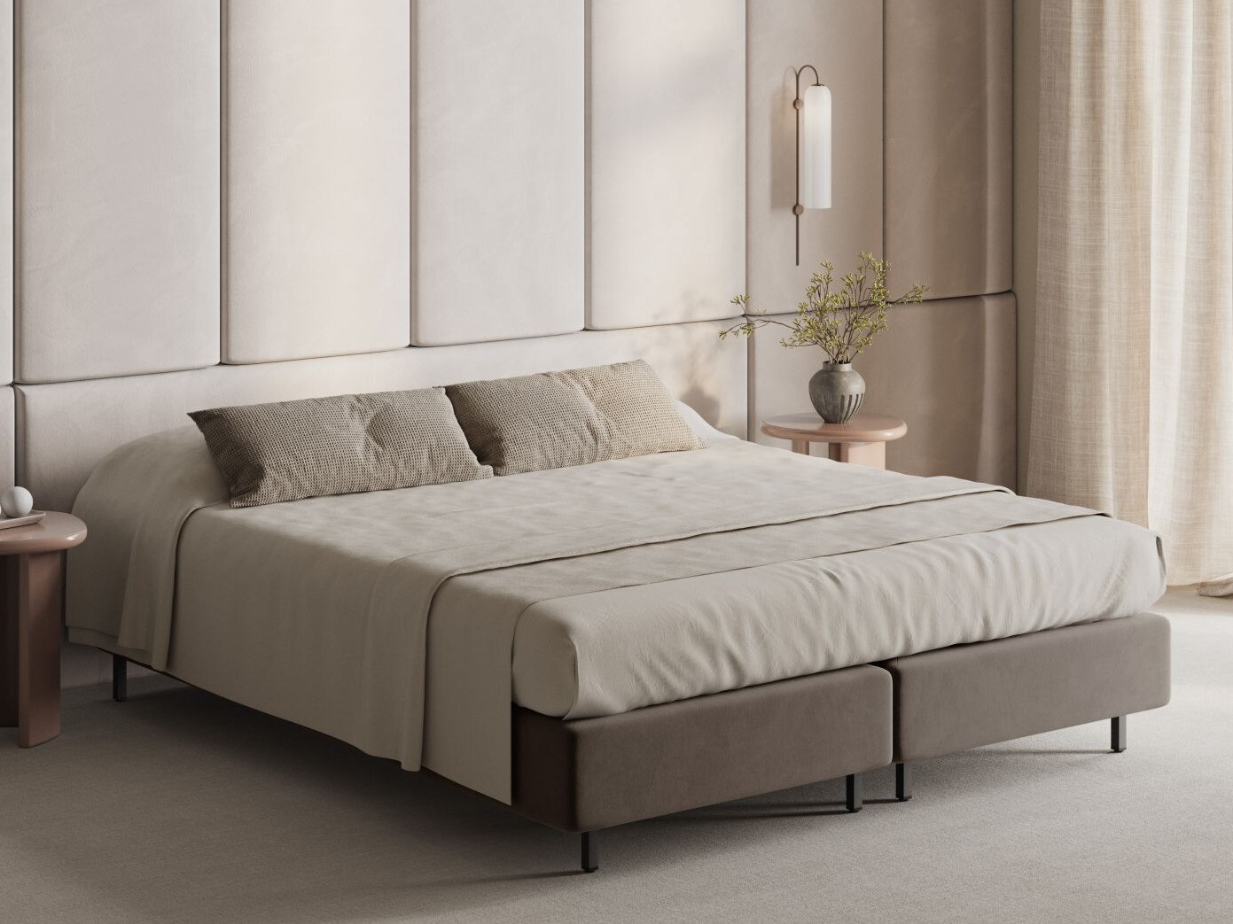 Postelja Beckley 339 (Paris Khaki)