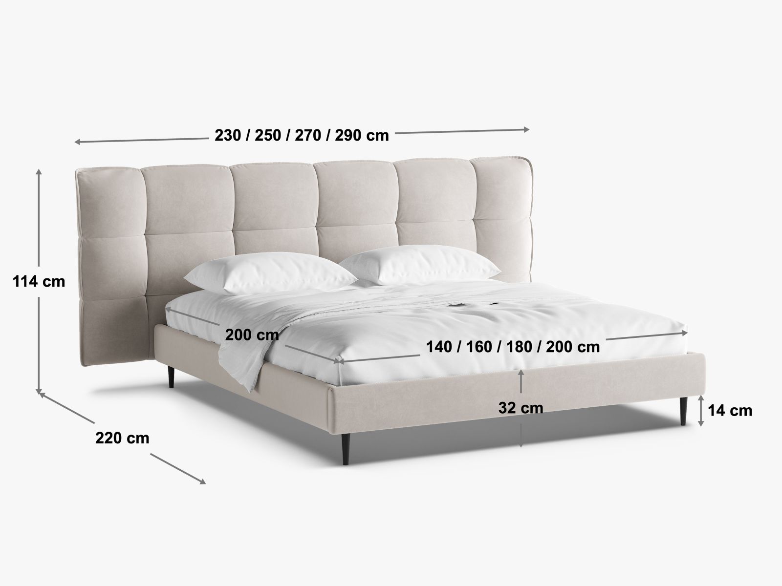 Postelja Beckley 340 (Sicuro 10)