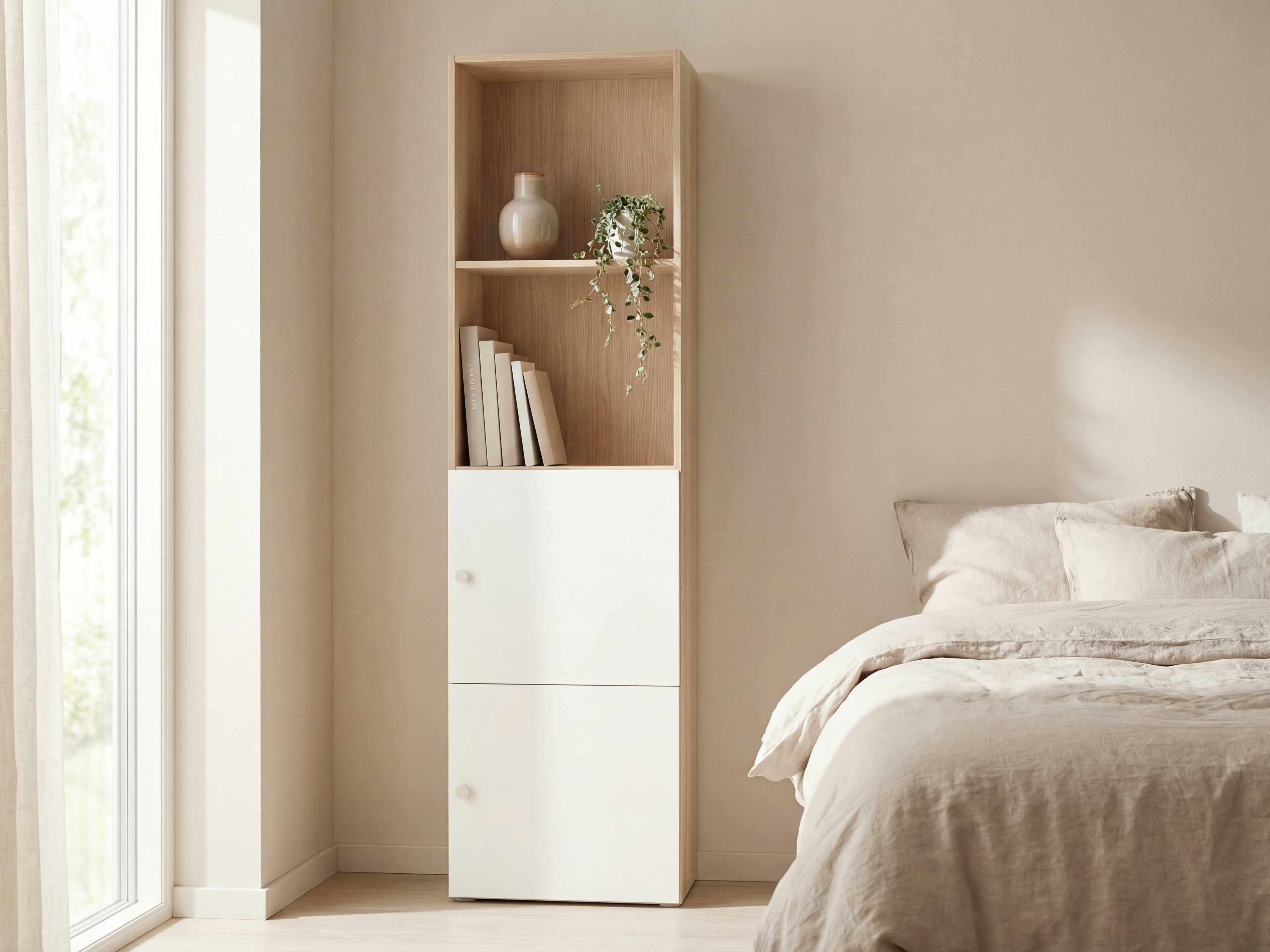 Regal Tornolo 102 (Lahki hrast + Bela)