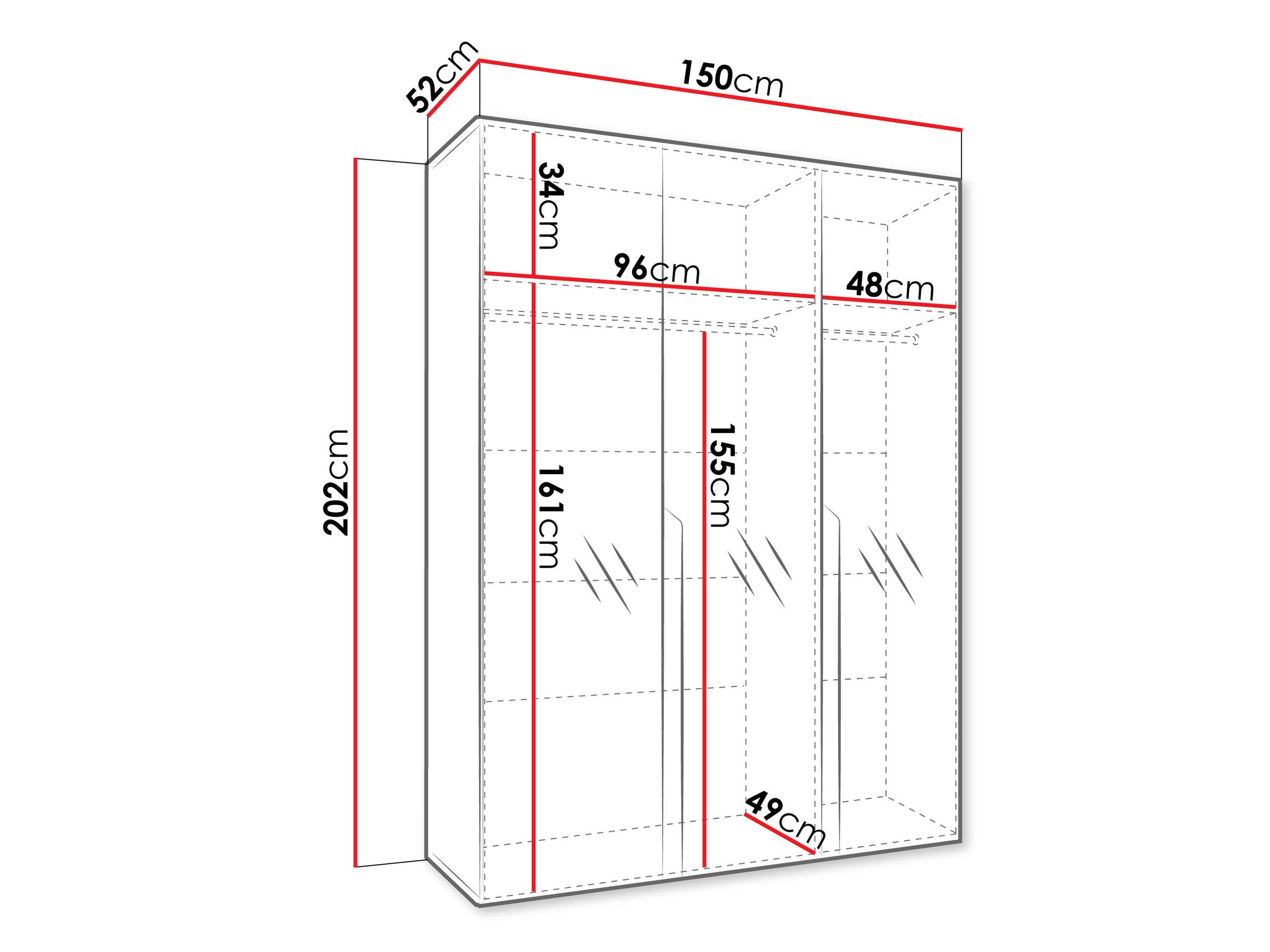 Garderobna omara Hartford 590 (Kašmir)