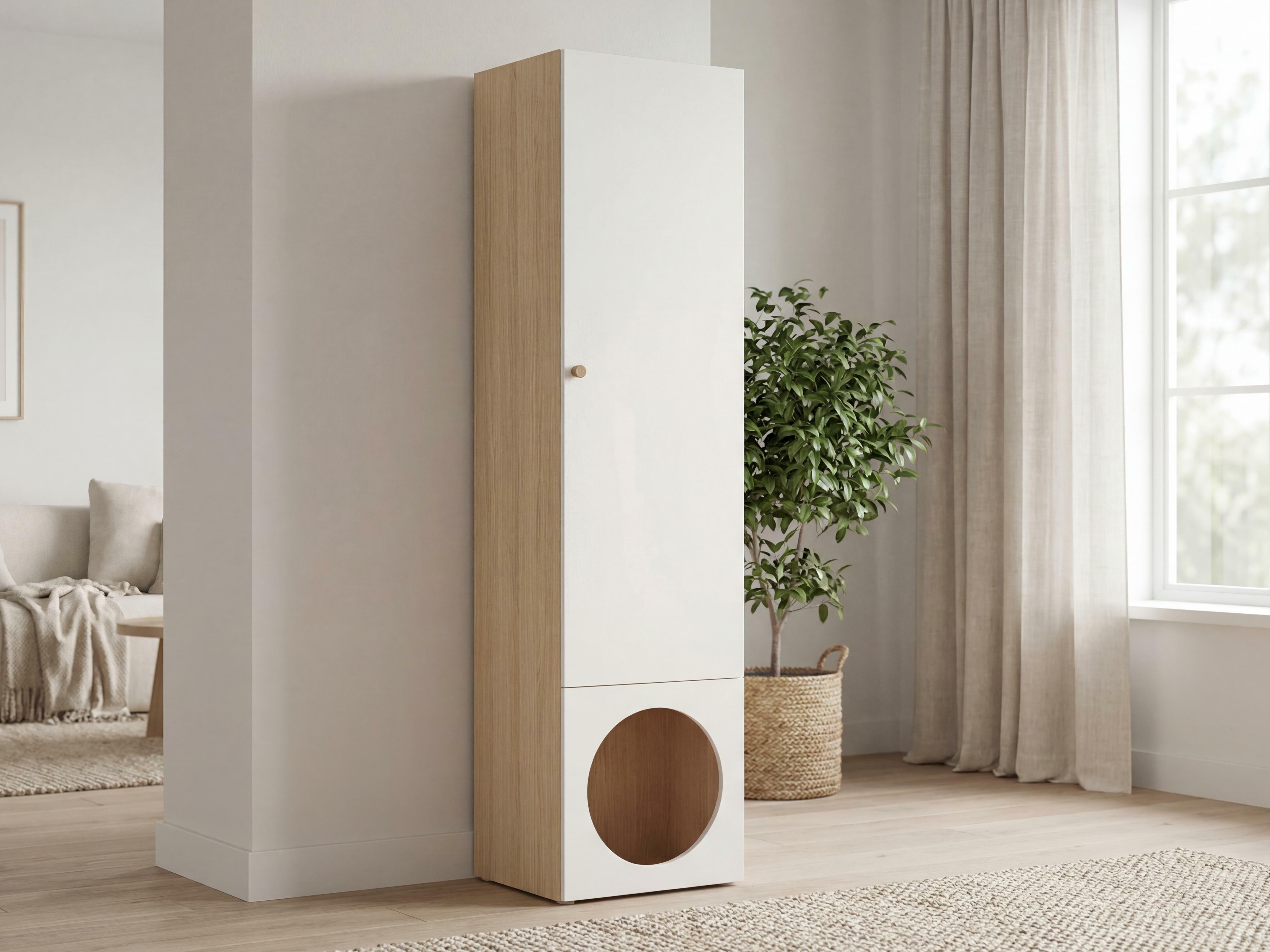 Regal Tornolo 104 (Lahki hrast + Bela)