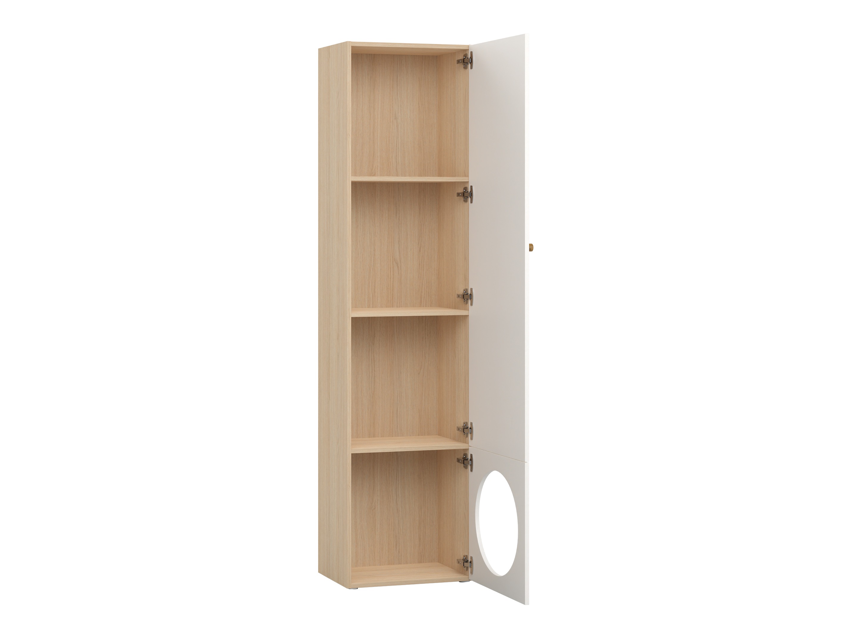 Regal Tornolo 104 (Lahki hrast + Bela)