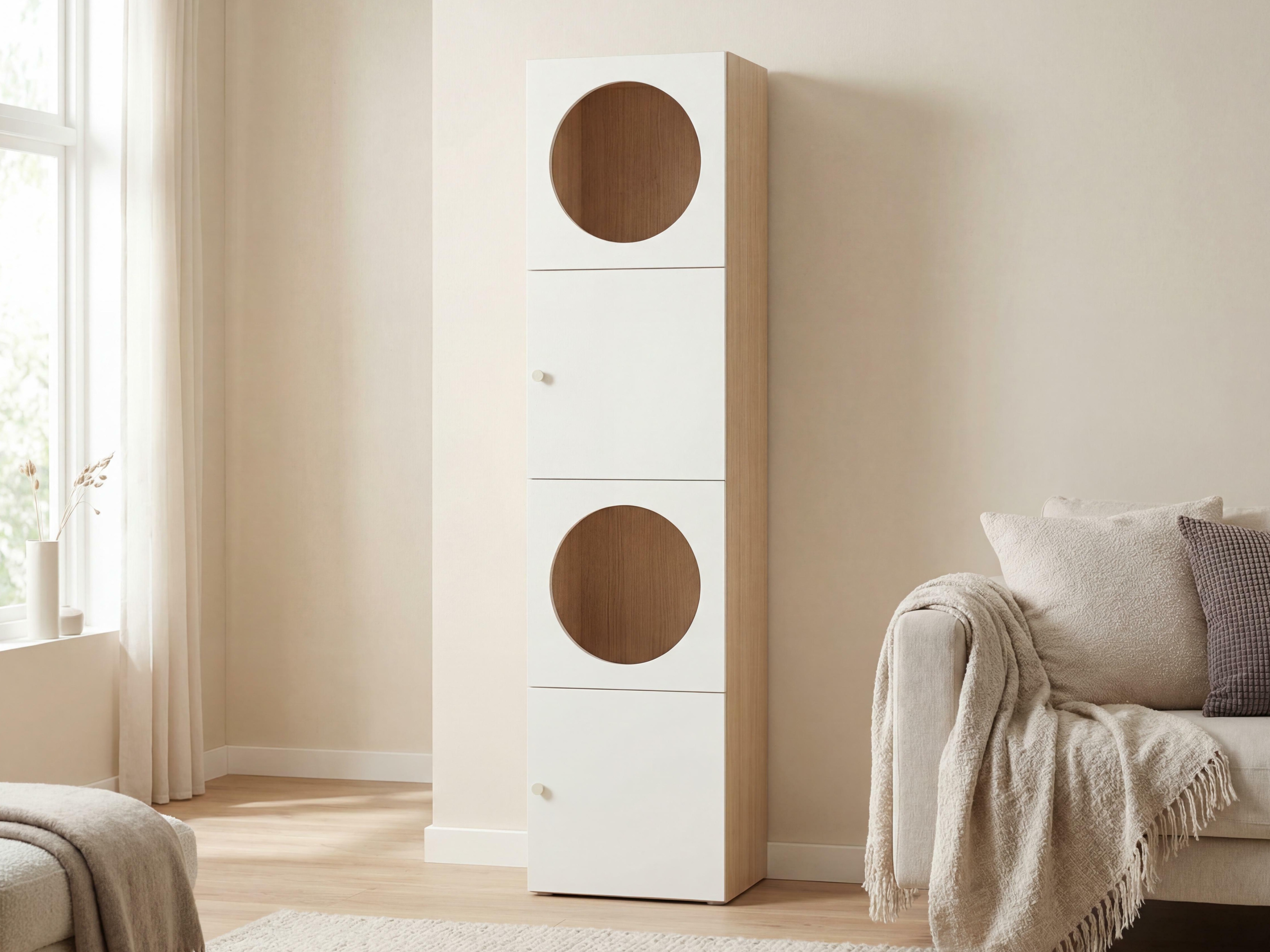 Regal Tornolo 105 (Lahki hrast + Bela)