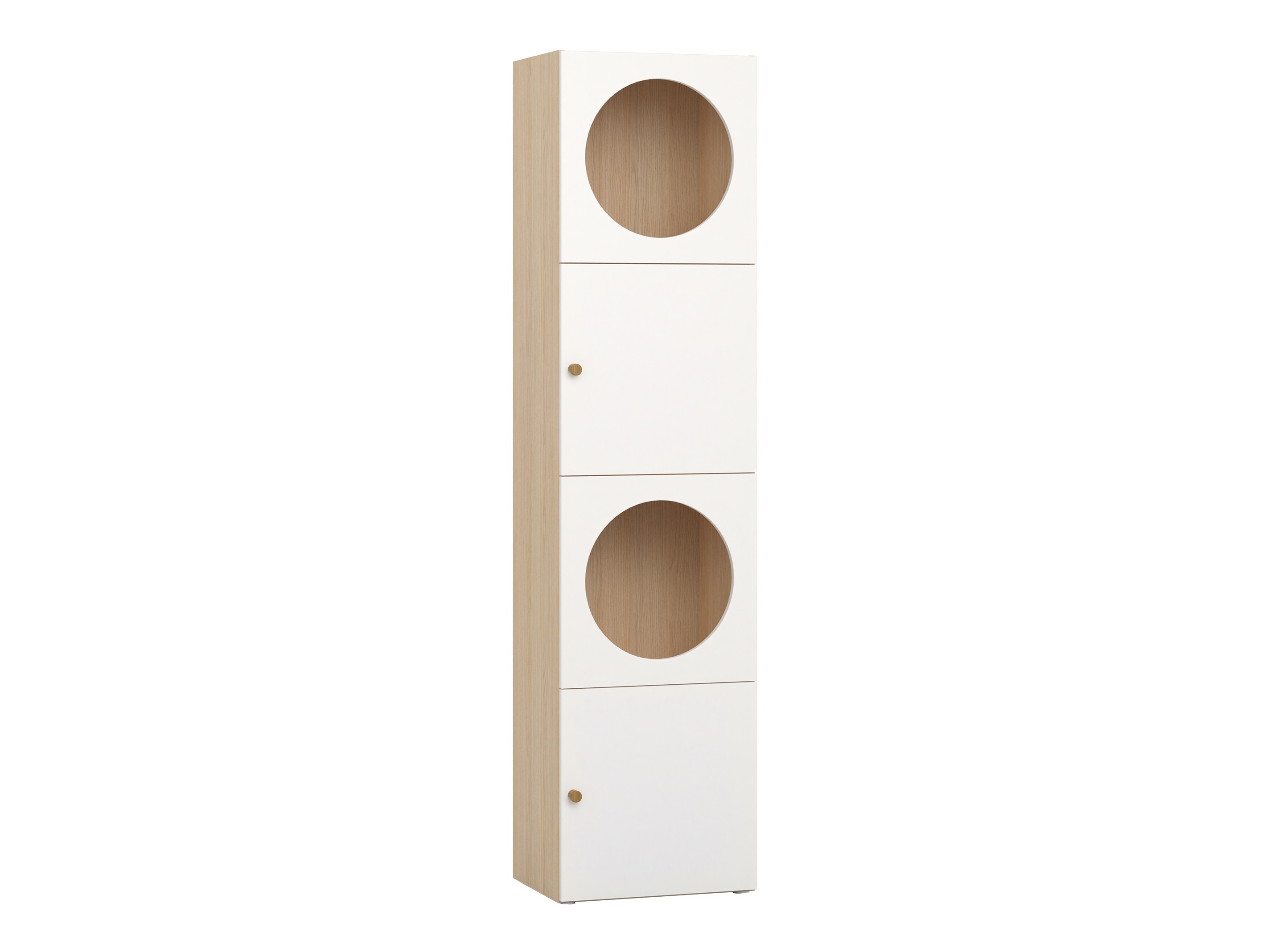 Regal Tornolo 105 (Lahki hrast + Bela)