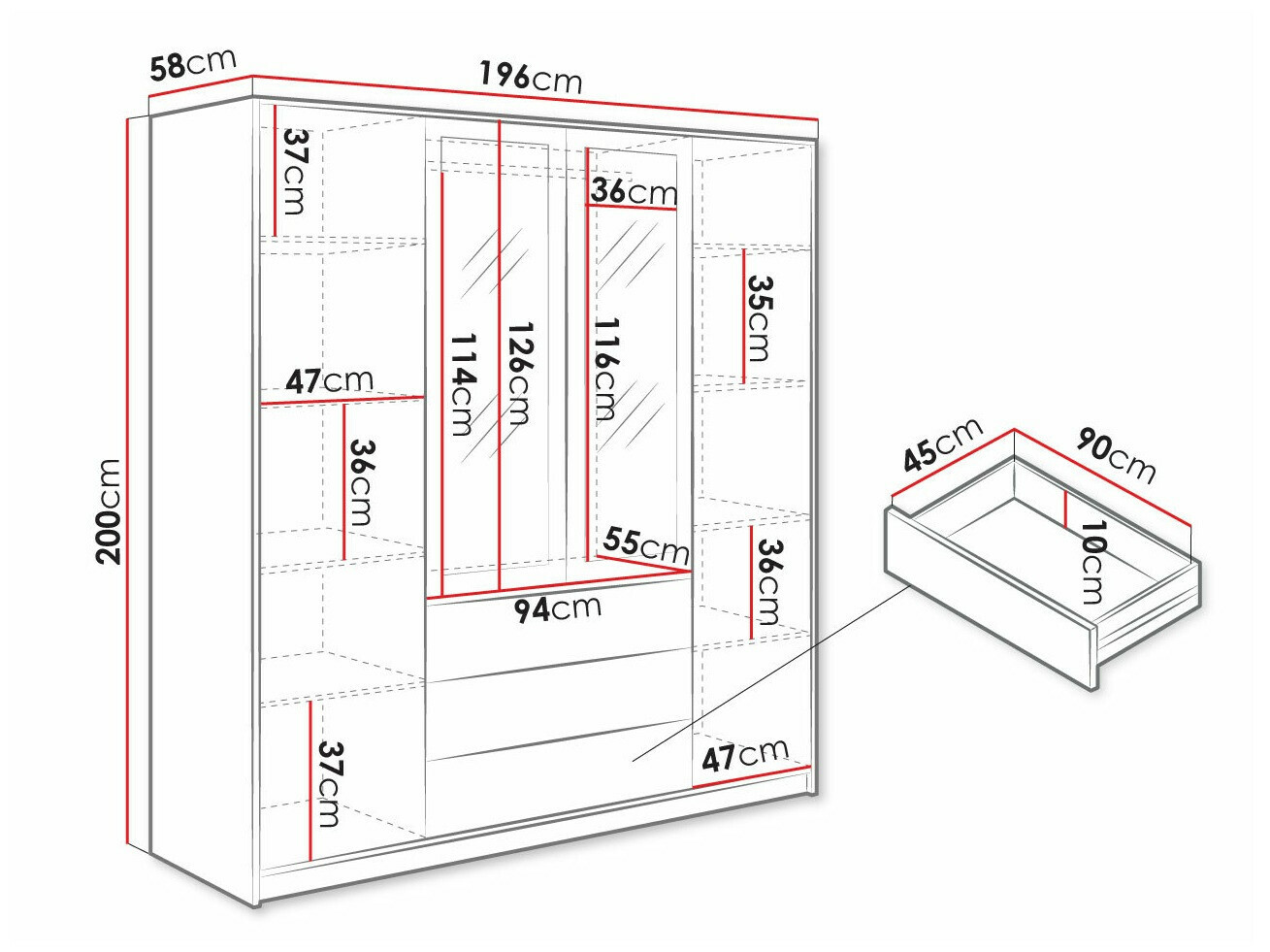 Garderobna omara SL5431