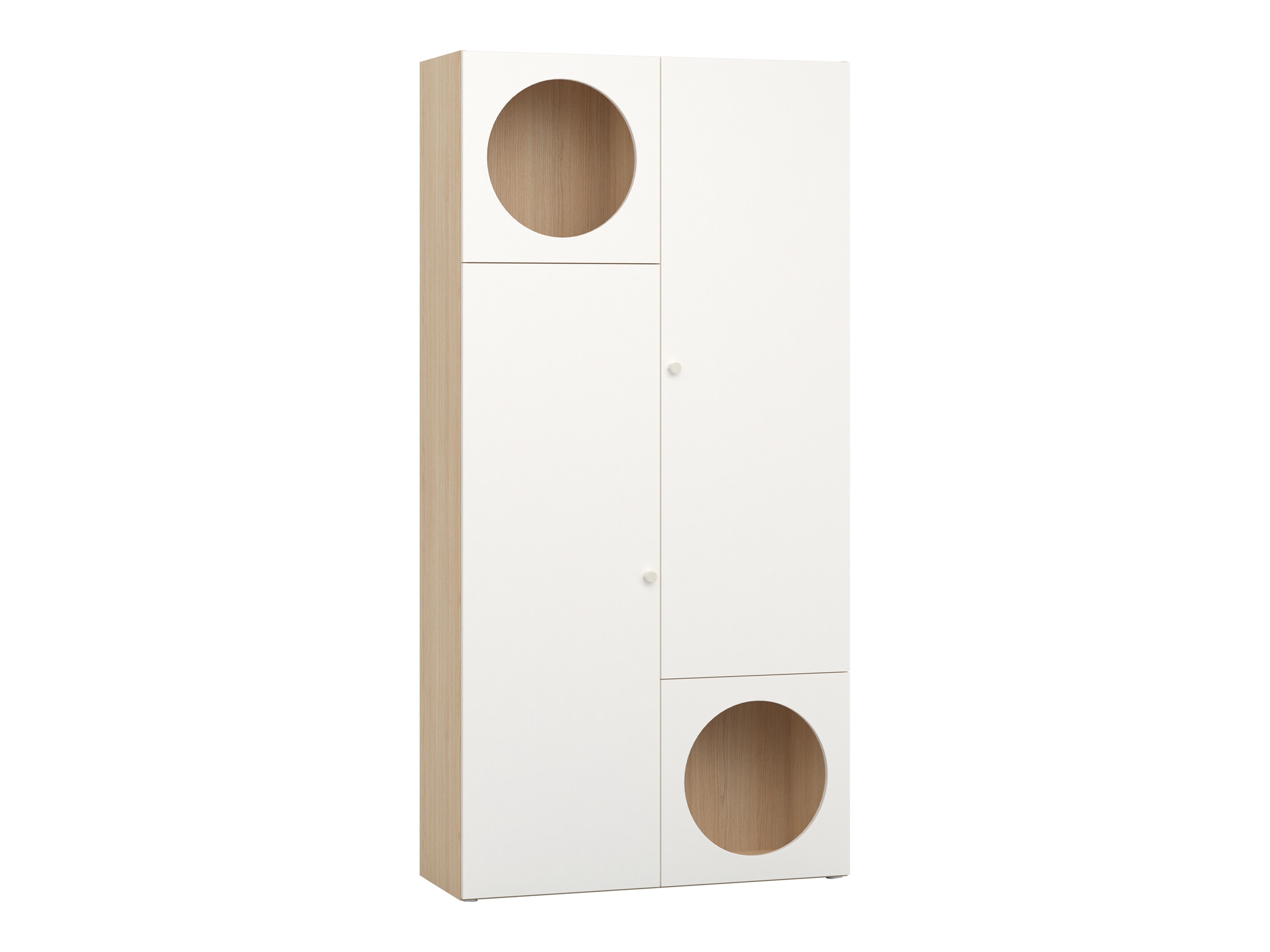 Regal Tornolo 107 (Lahki hrast + Bela)