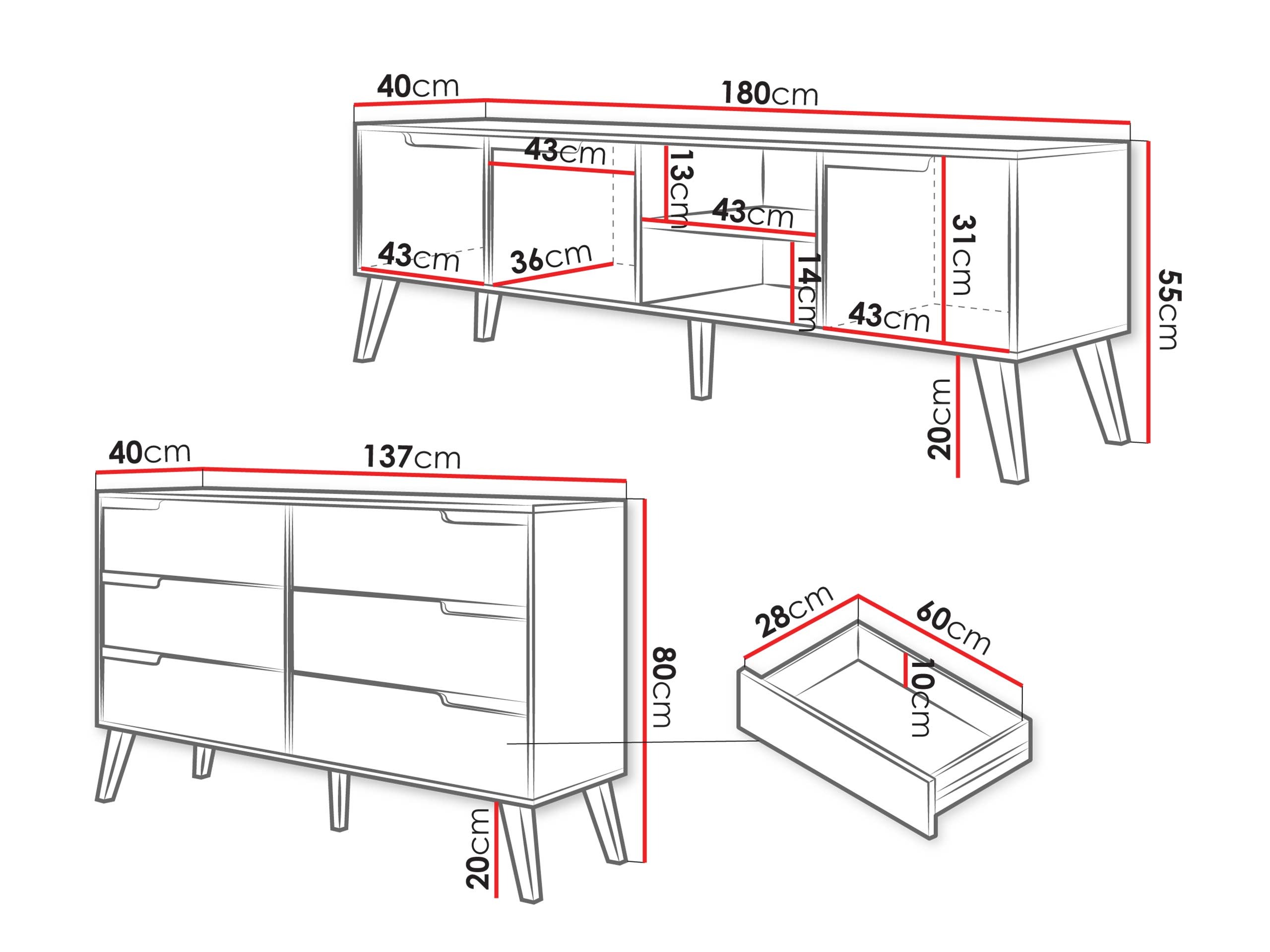 Komplet za dnevno sobo Elbtive 105 (Kašmir)