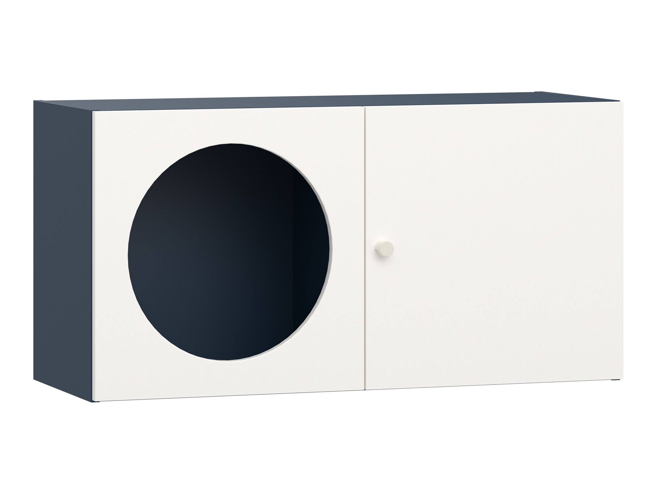 Stenska omarica Tornolo 108 (Indigo + Bela)