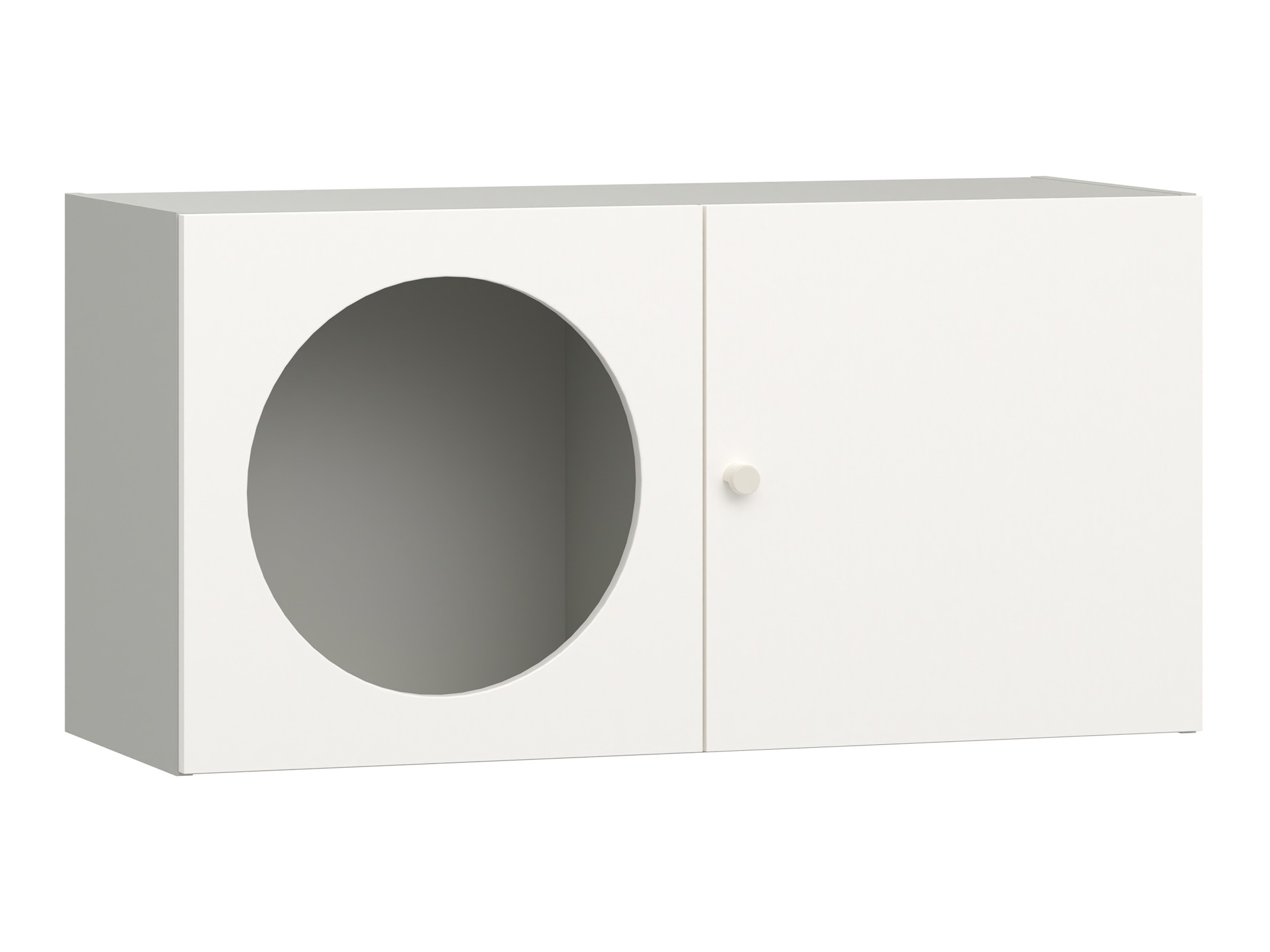 Stenska omarica Tornolo 108 (Siva + Bela)