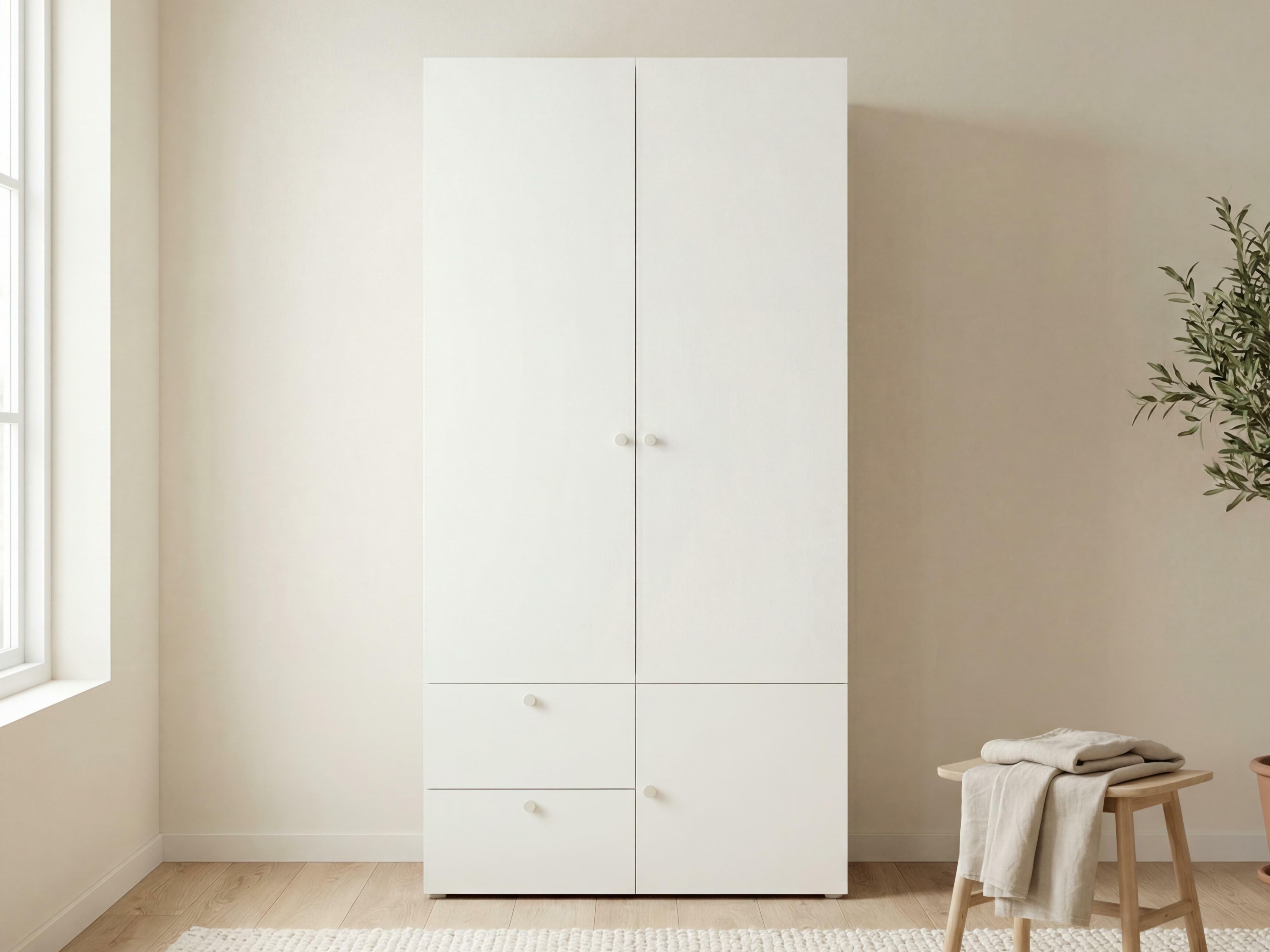 Garderobna omara Tornolo 109 (Bela + Indigo)