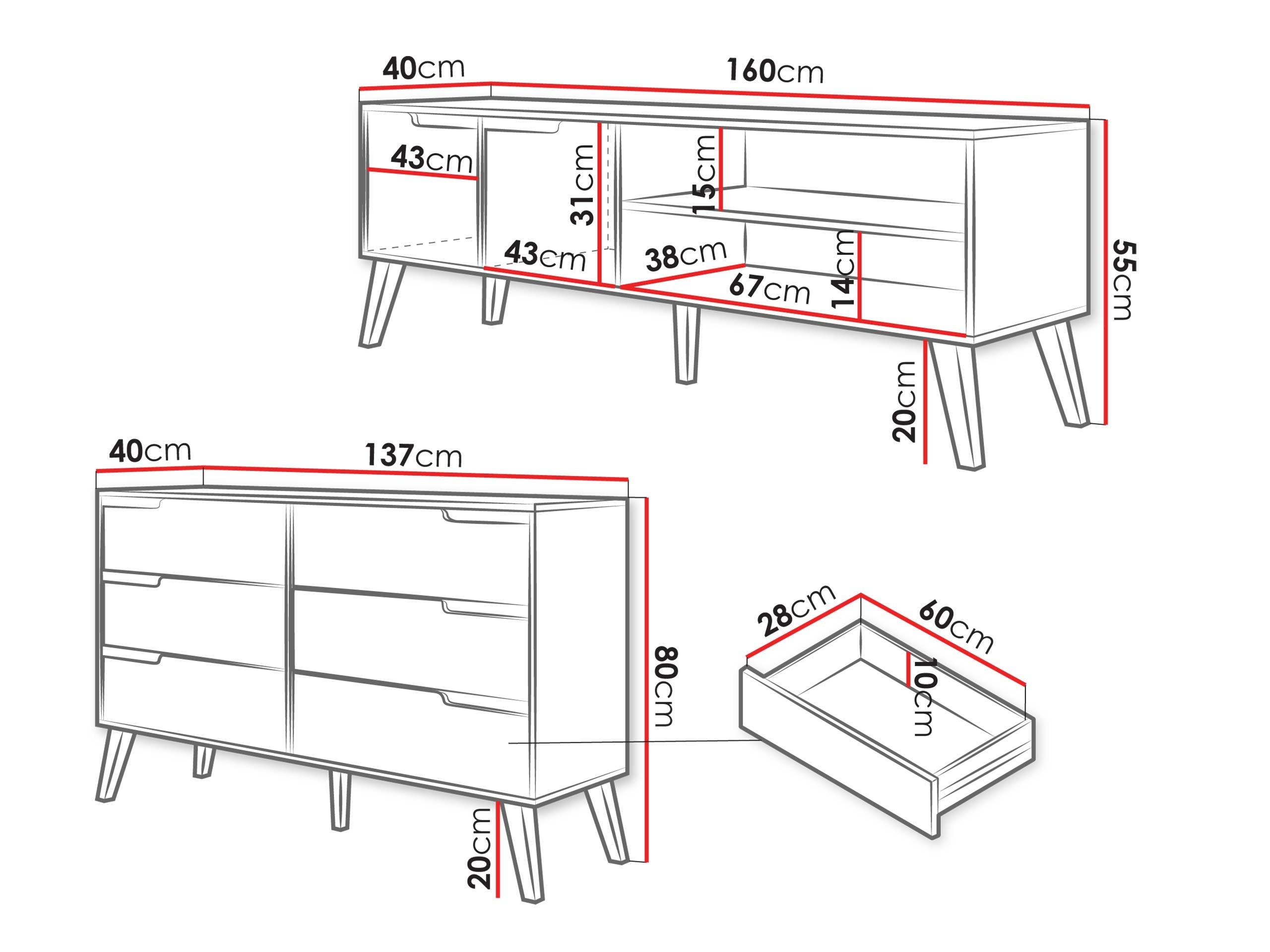 Komplet za dnevno sobo Elbtive 106 (Kašmir)