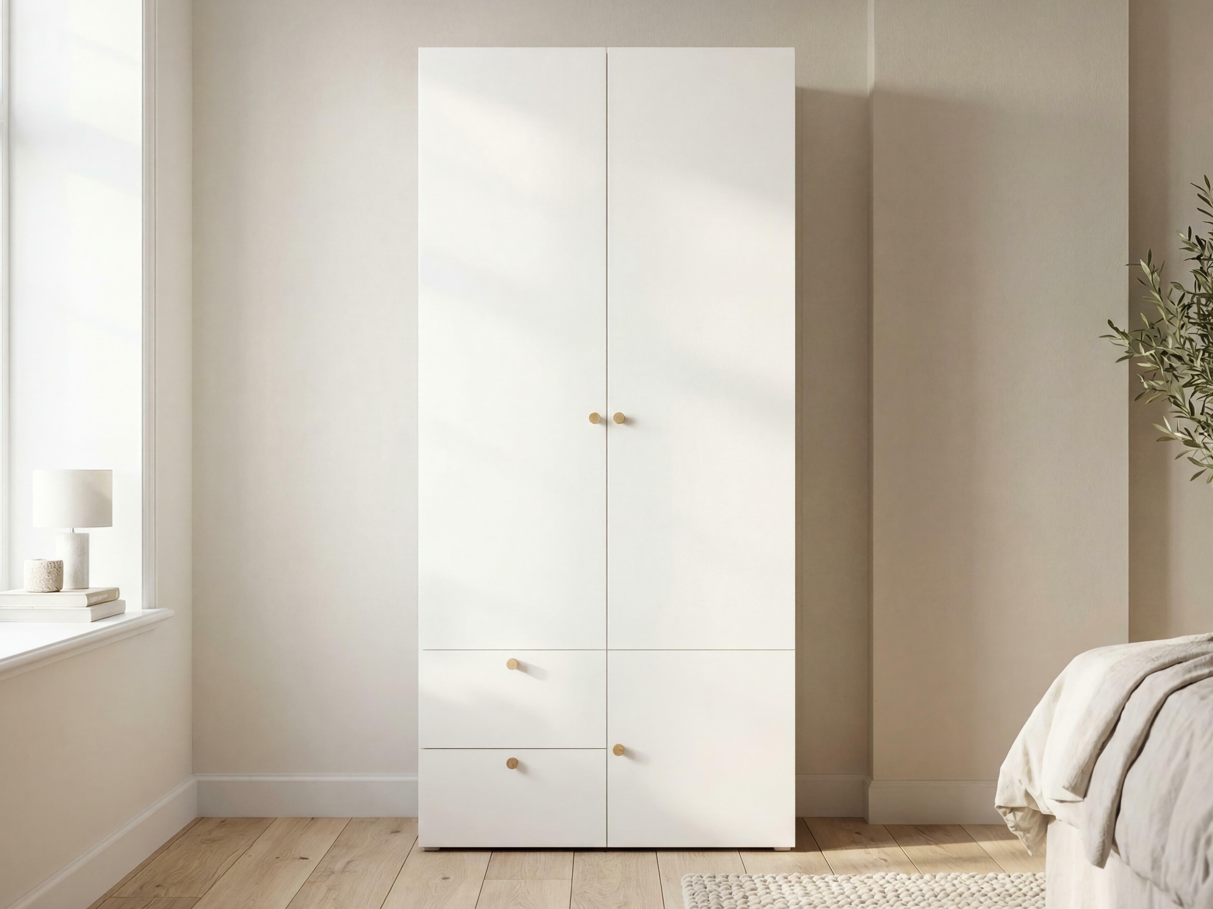 Garderobna omara Tornolo 109 (Bela + Indigo)