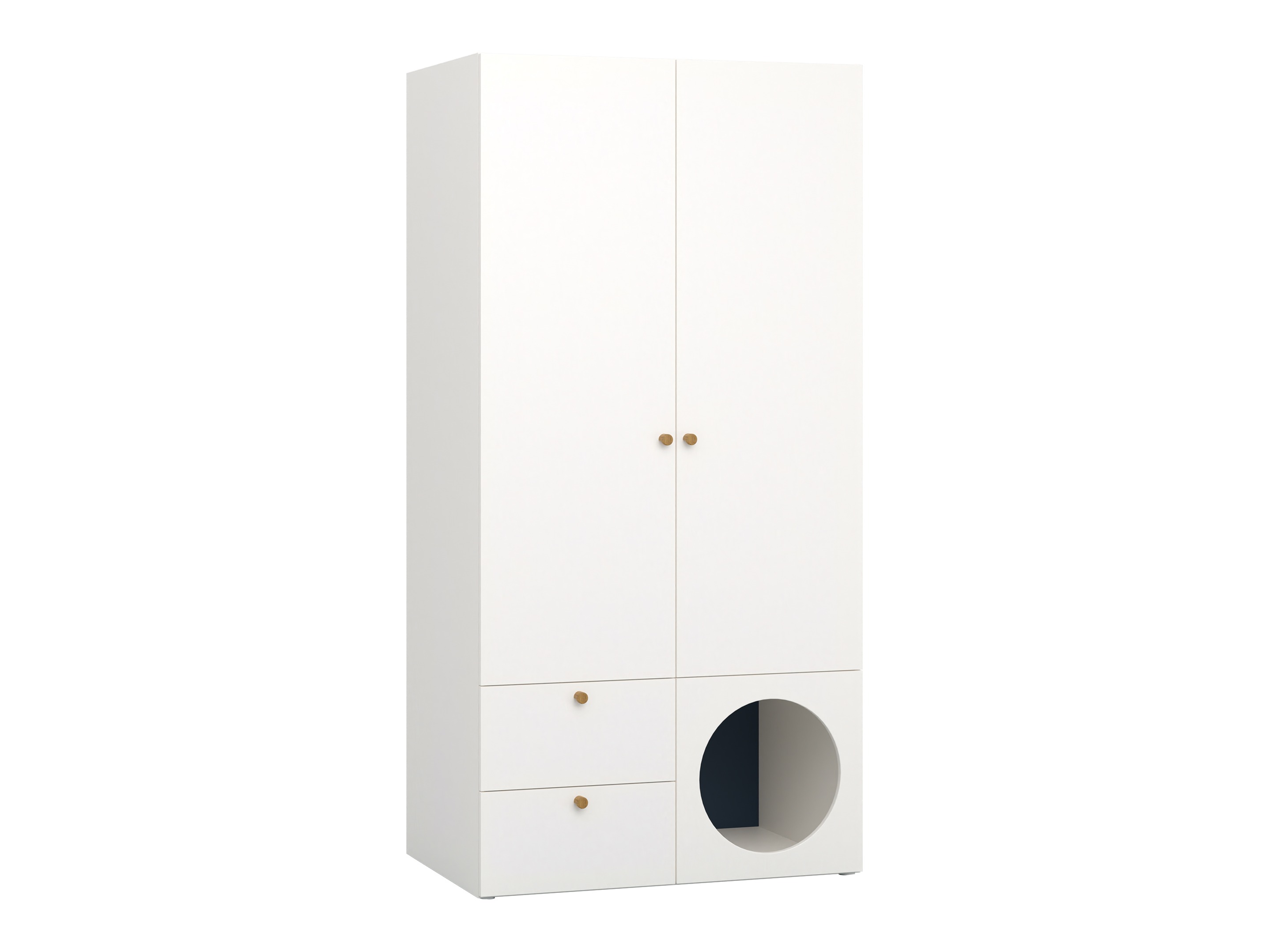 Garderobna omara Tornolo 110 (Bela + Indigo)