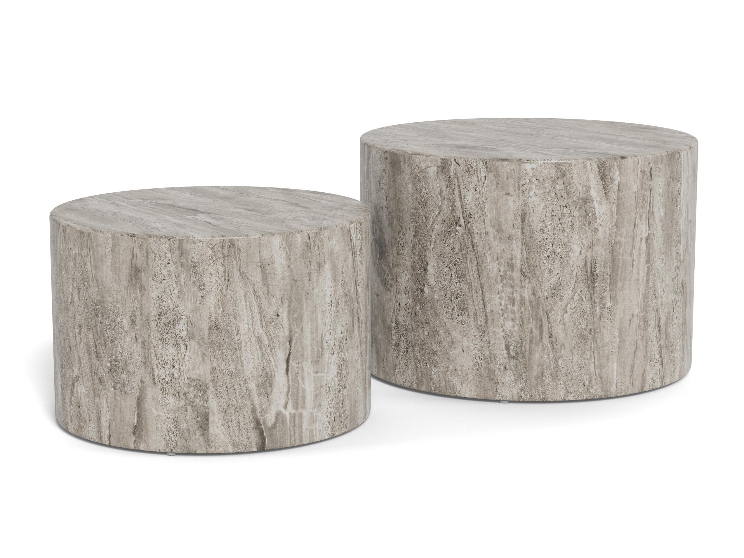 Komplet klubskih mizic Norsica 800 (Siva)