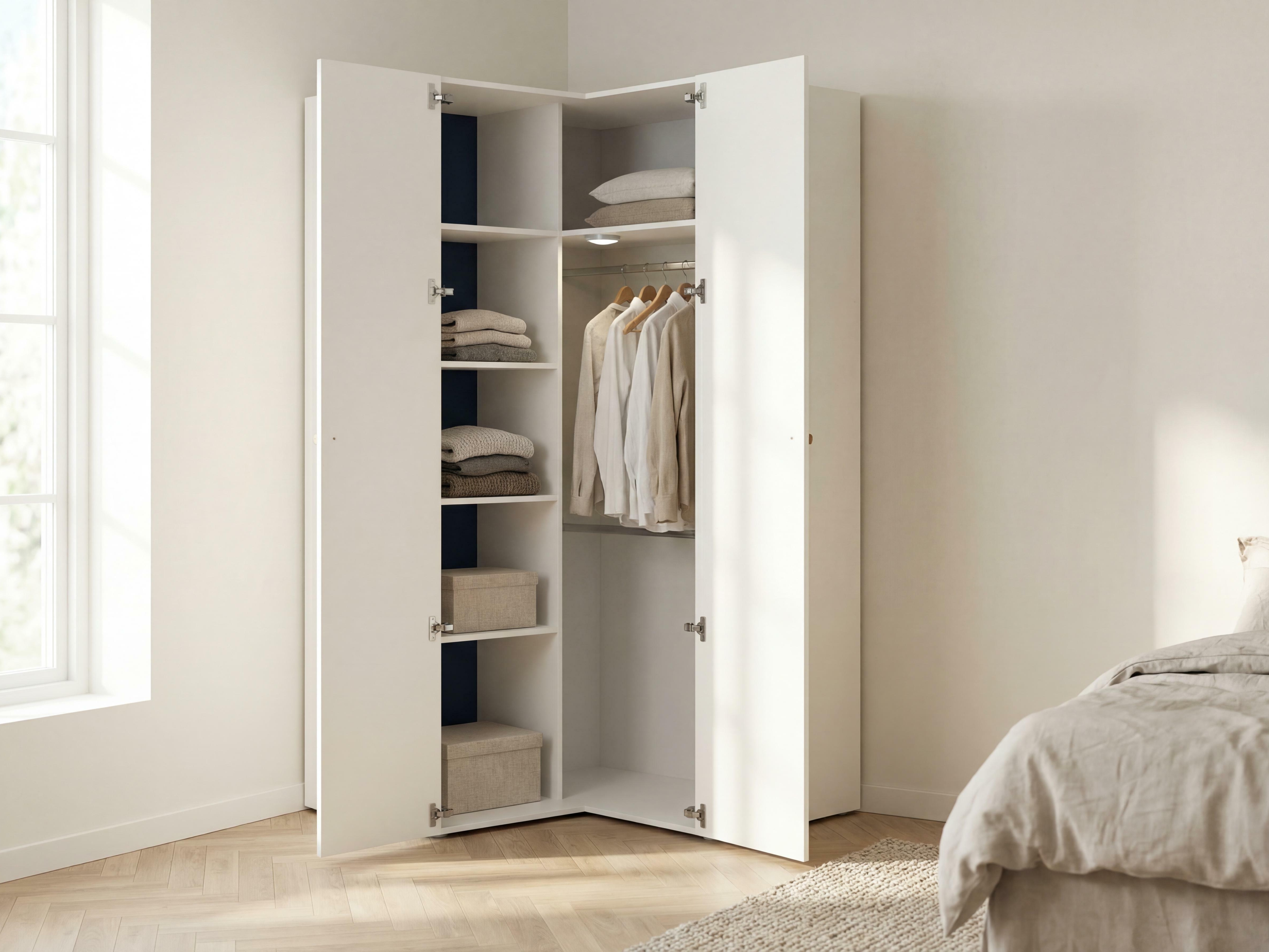 Kotna omara Tornolo 113 (Bela + Indigo)