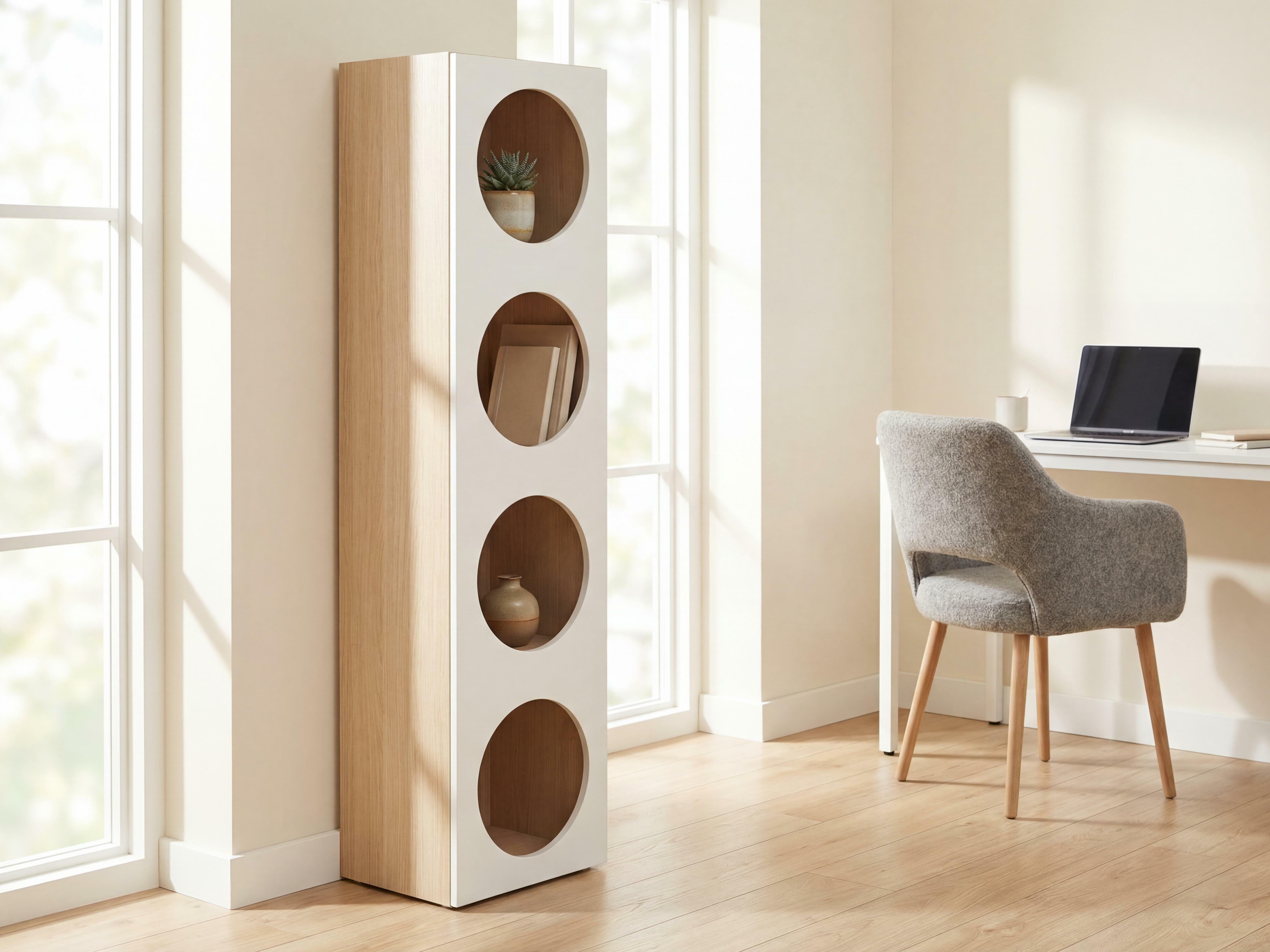 Regal Tornolo 116 (Lahki hrast + Bela)
