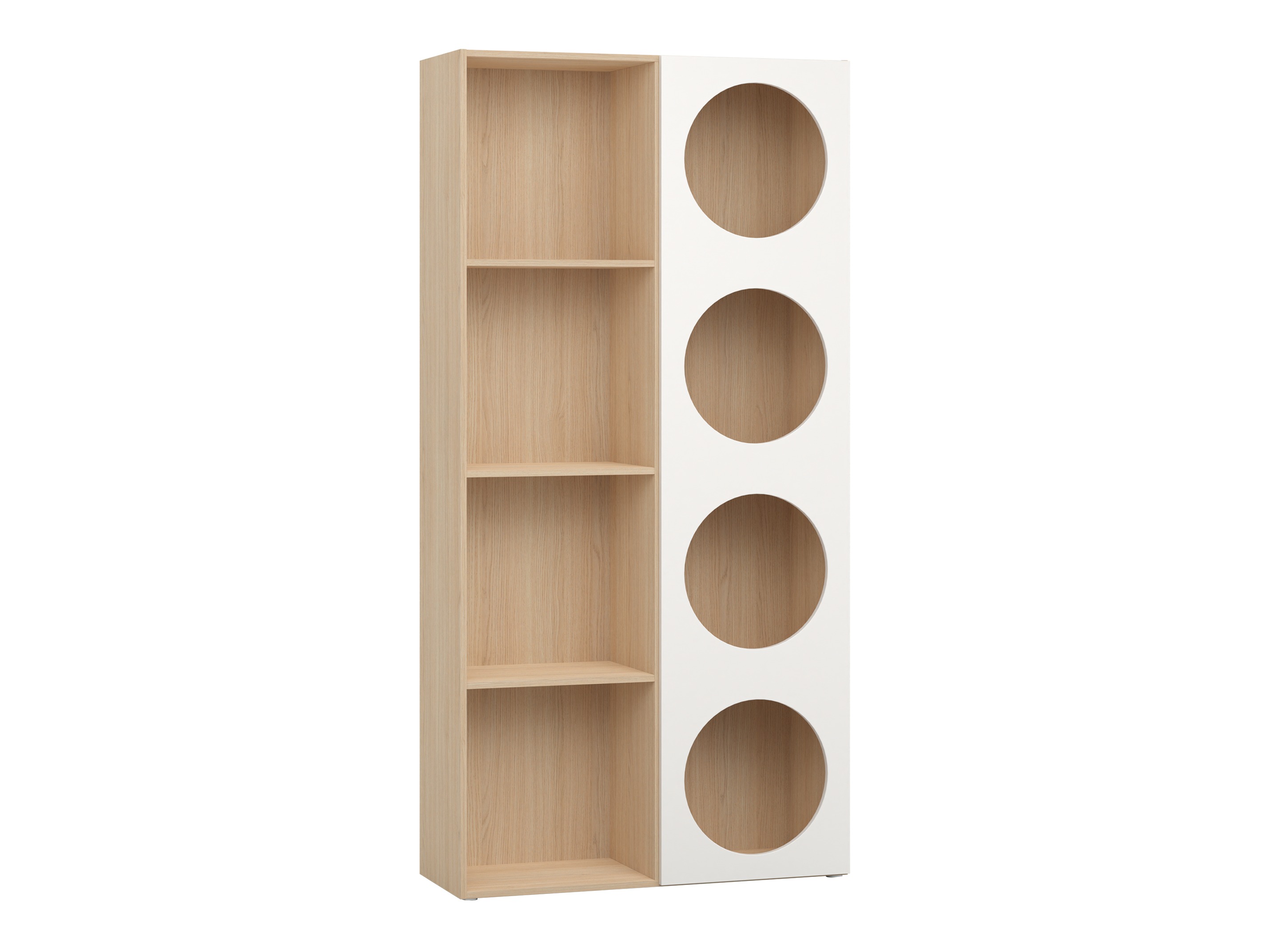 Regal Tornolo 117 (Lahki hrast + Bela)