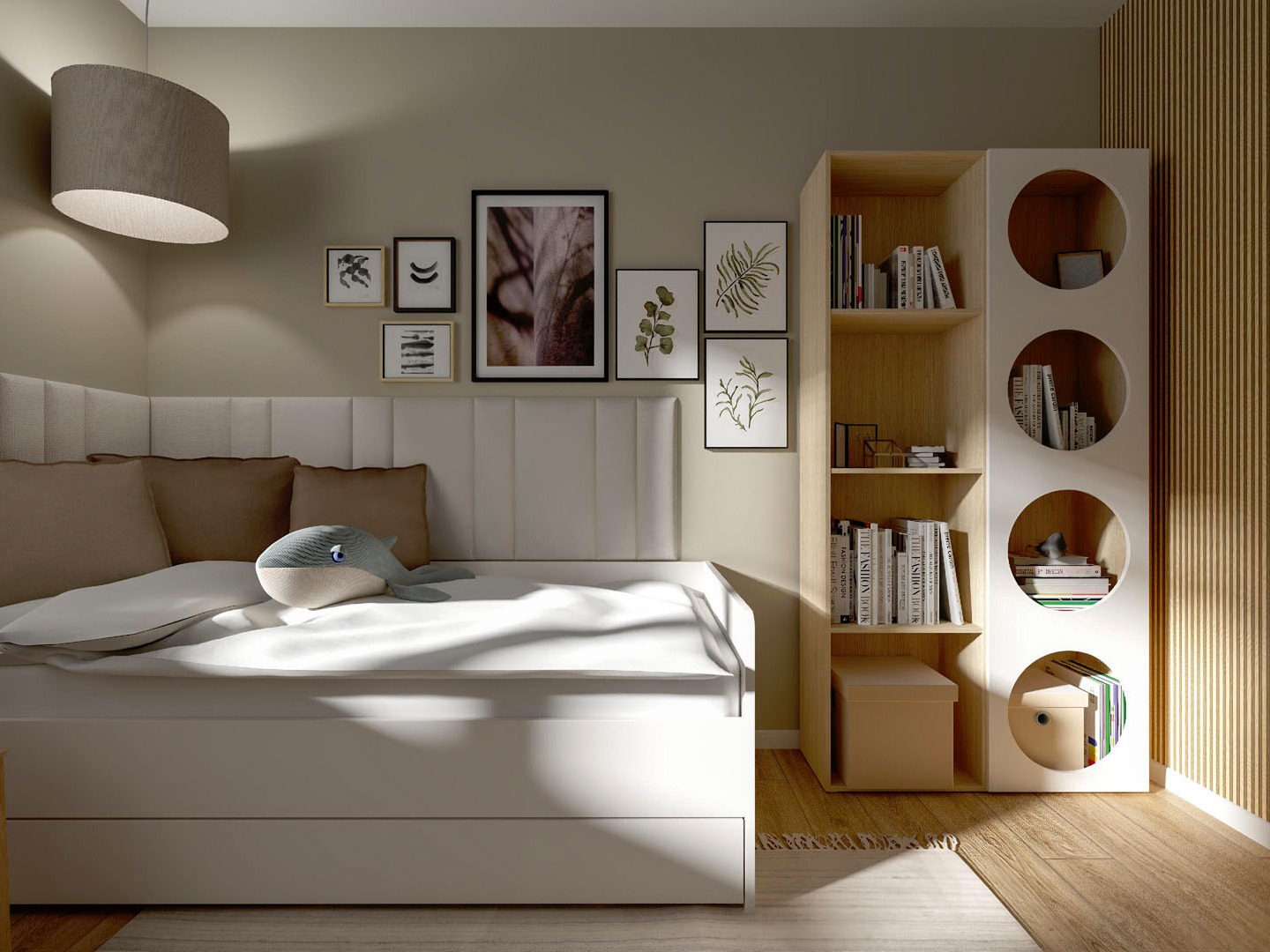 Regal Tornolo 117 (Lahki hrast + Bela)