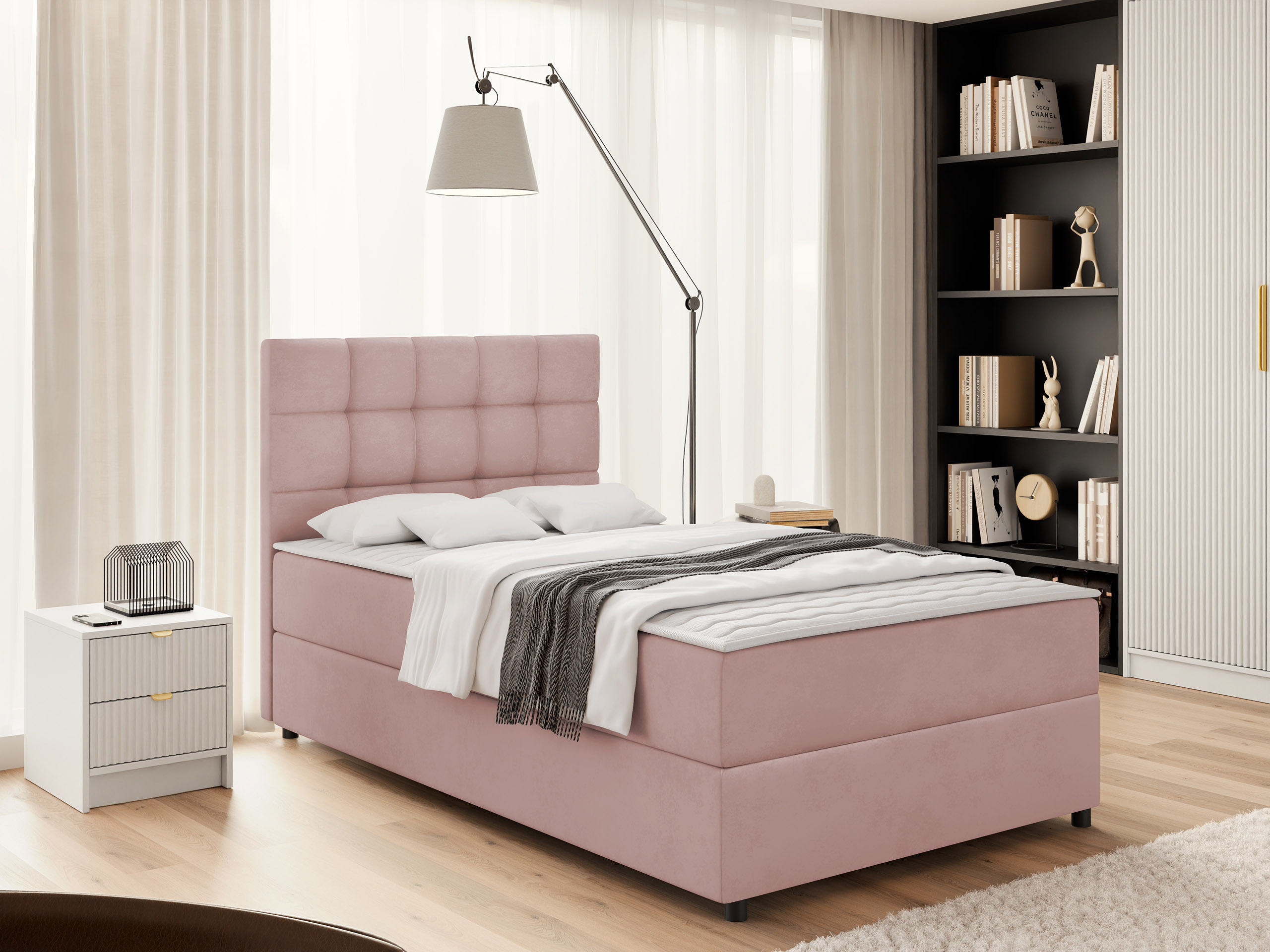 Boxspring postelja Sanford 107 (Manila 09)