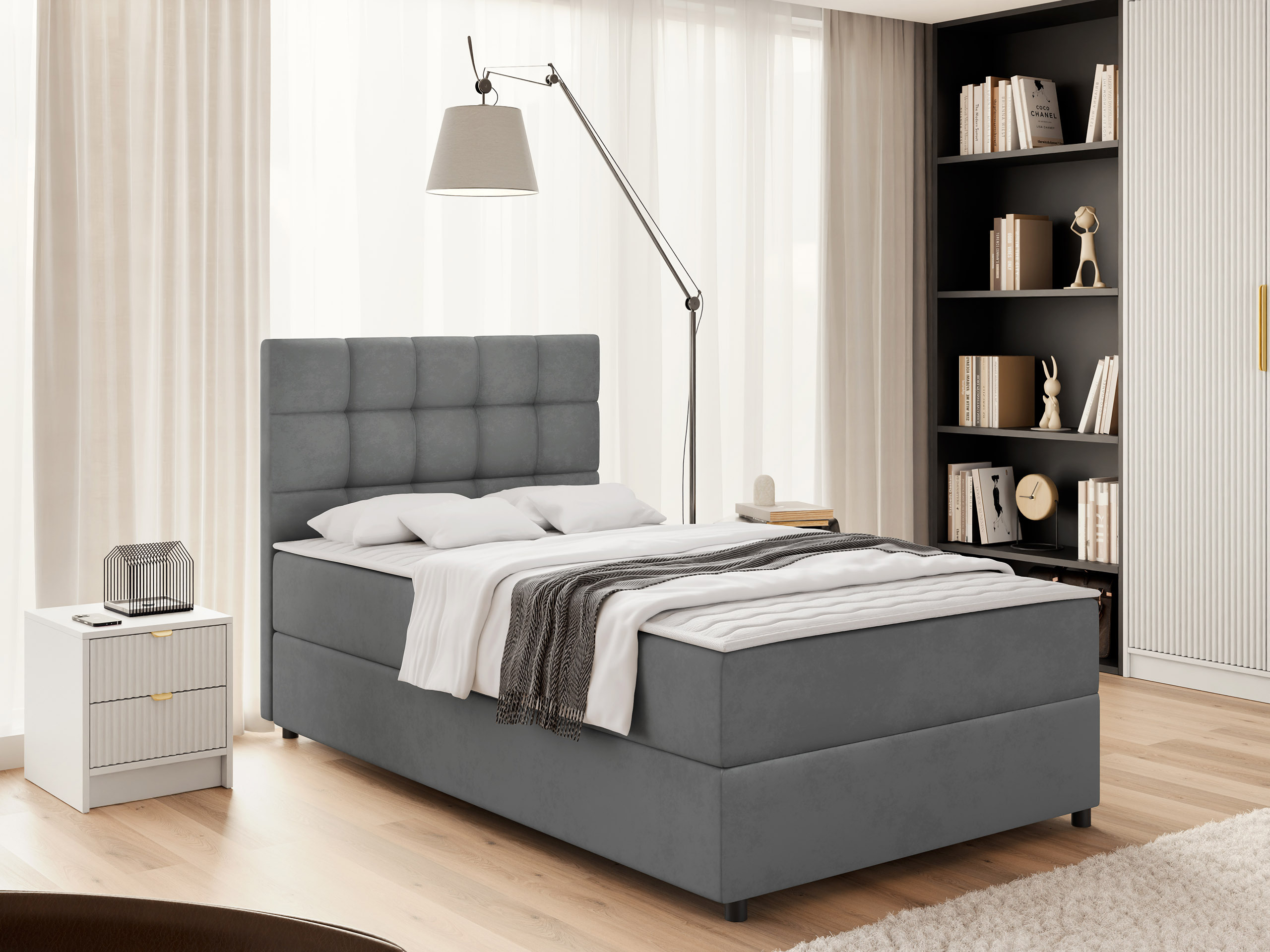 Boxspring postelja Sanford 107 (Manila 16)