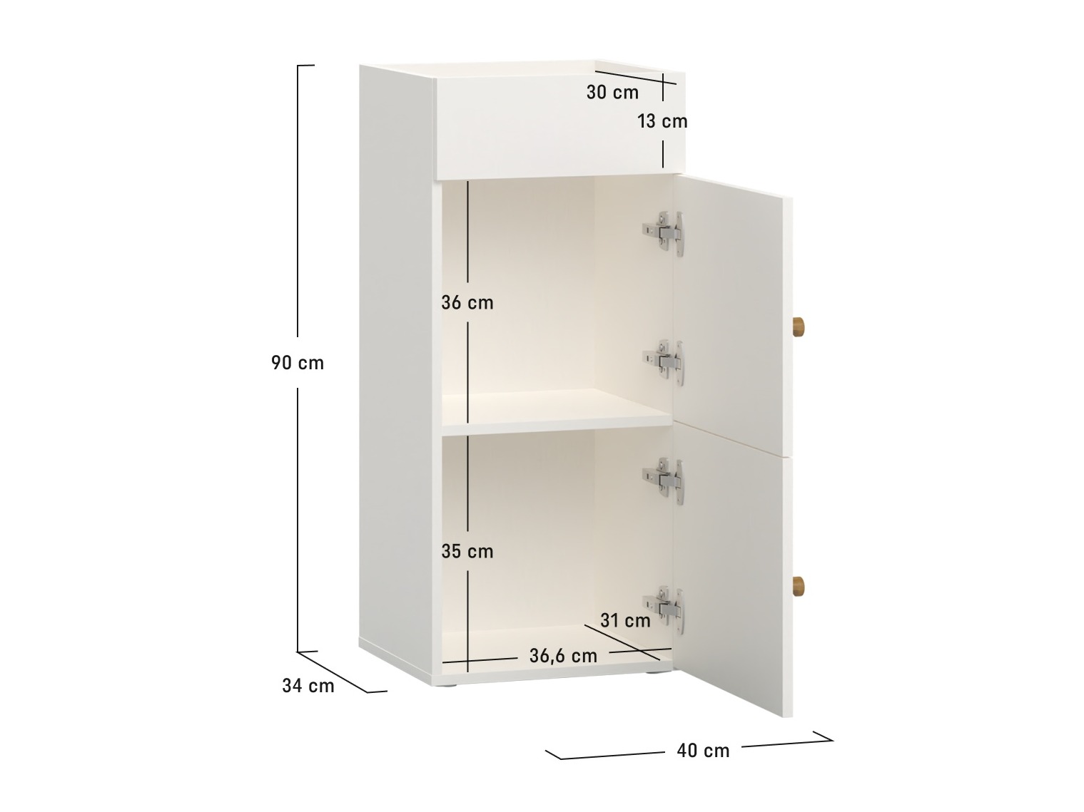 Omarica Tornolo 123 (Bela)