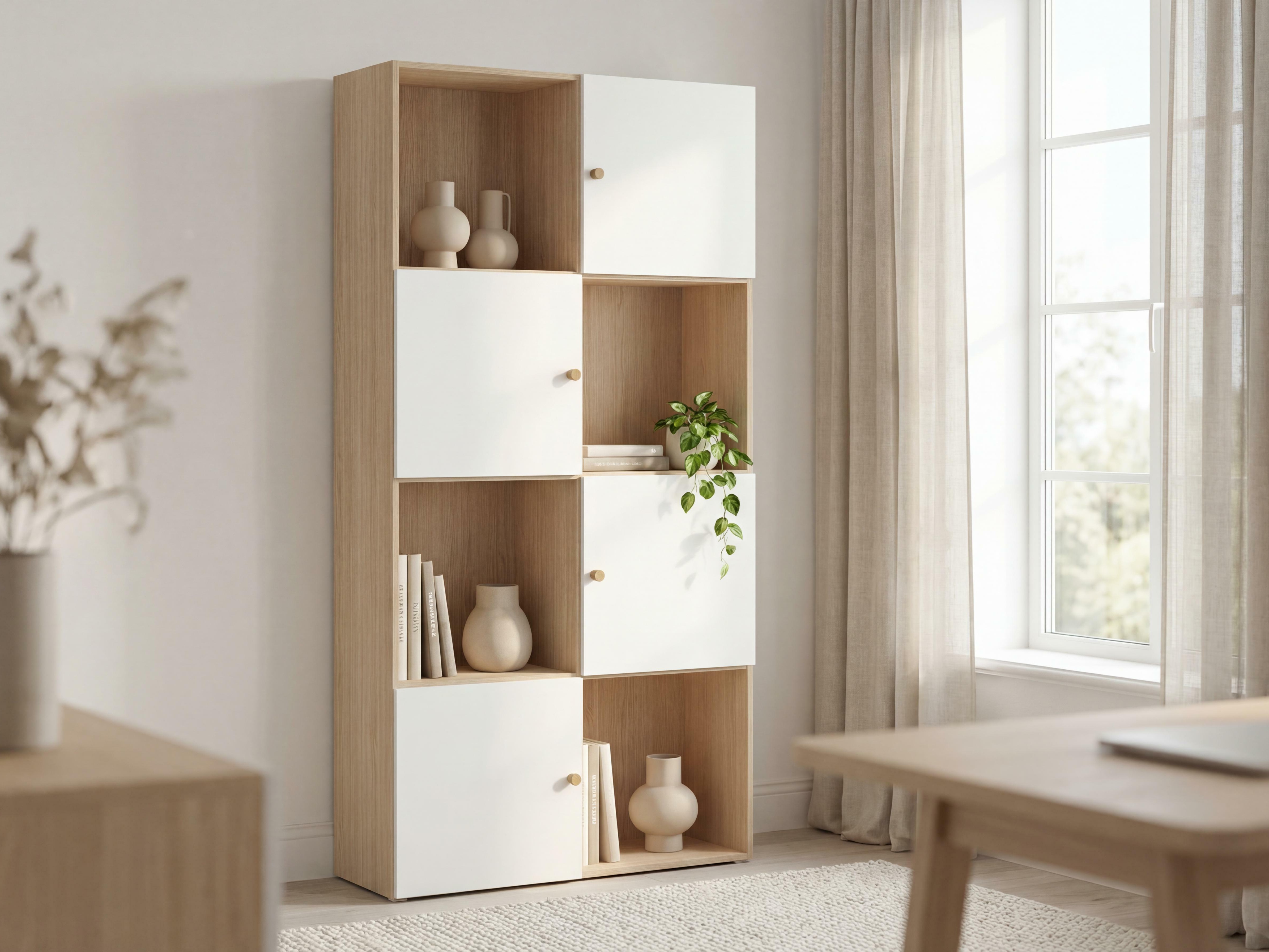 Regal Tornolo 121 (Lahki hrast + Bela)