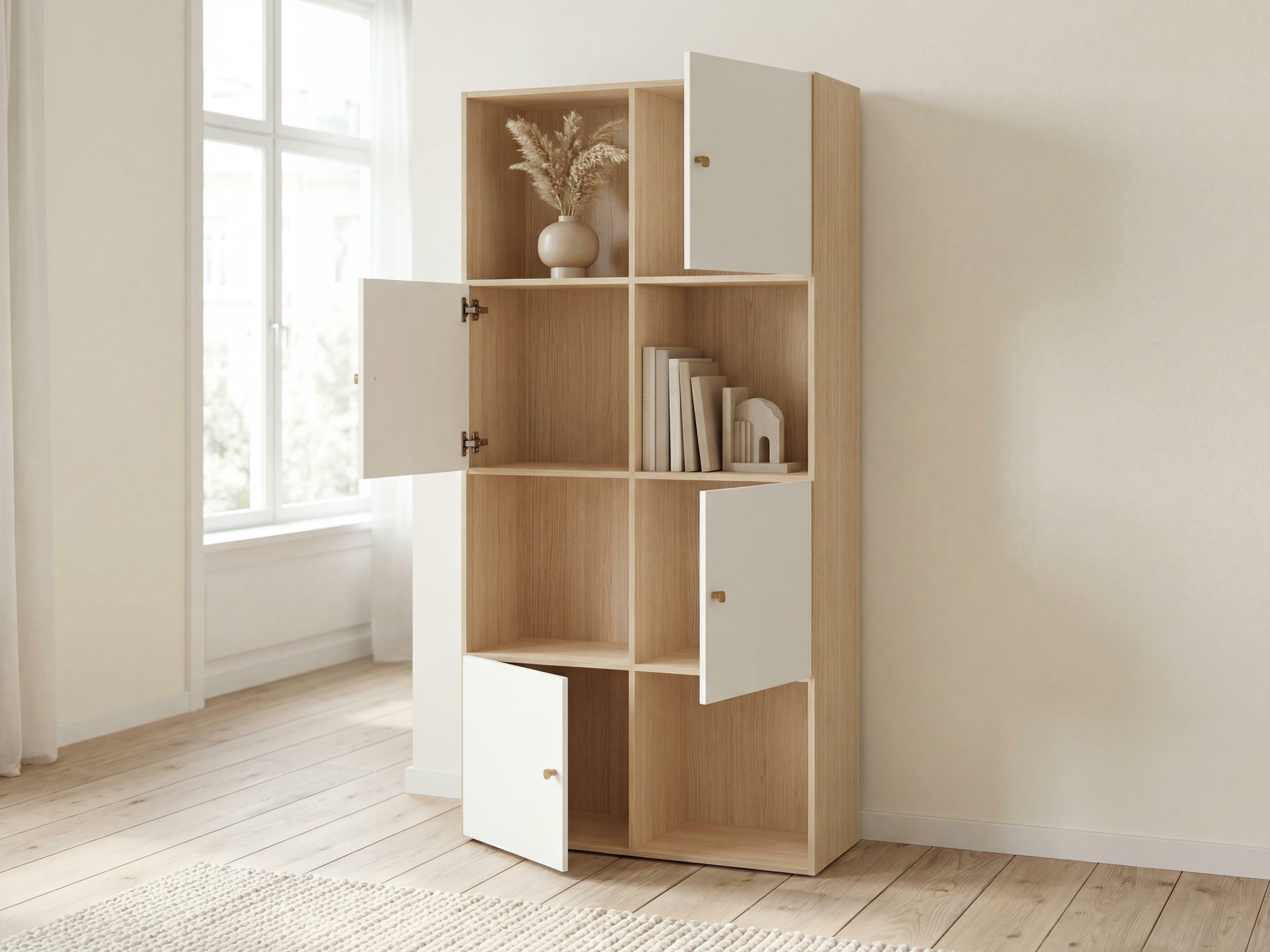 Regal Tornolo 121 (Lahki hrast + Bela)