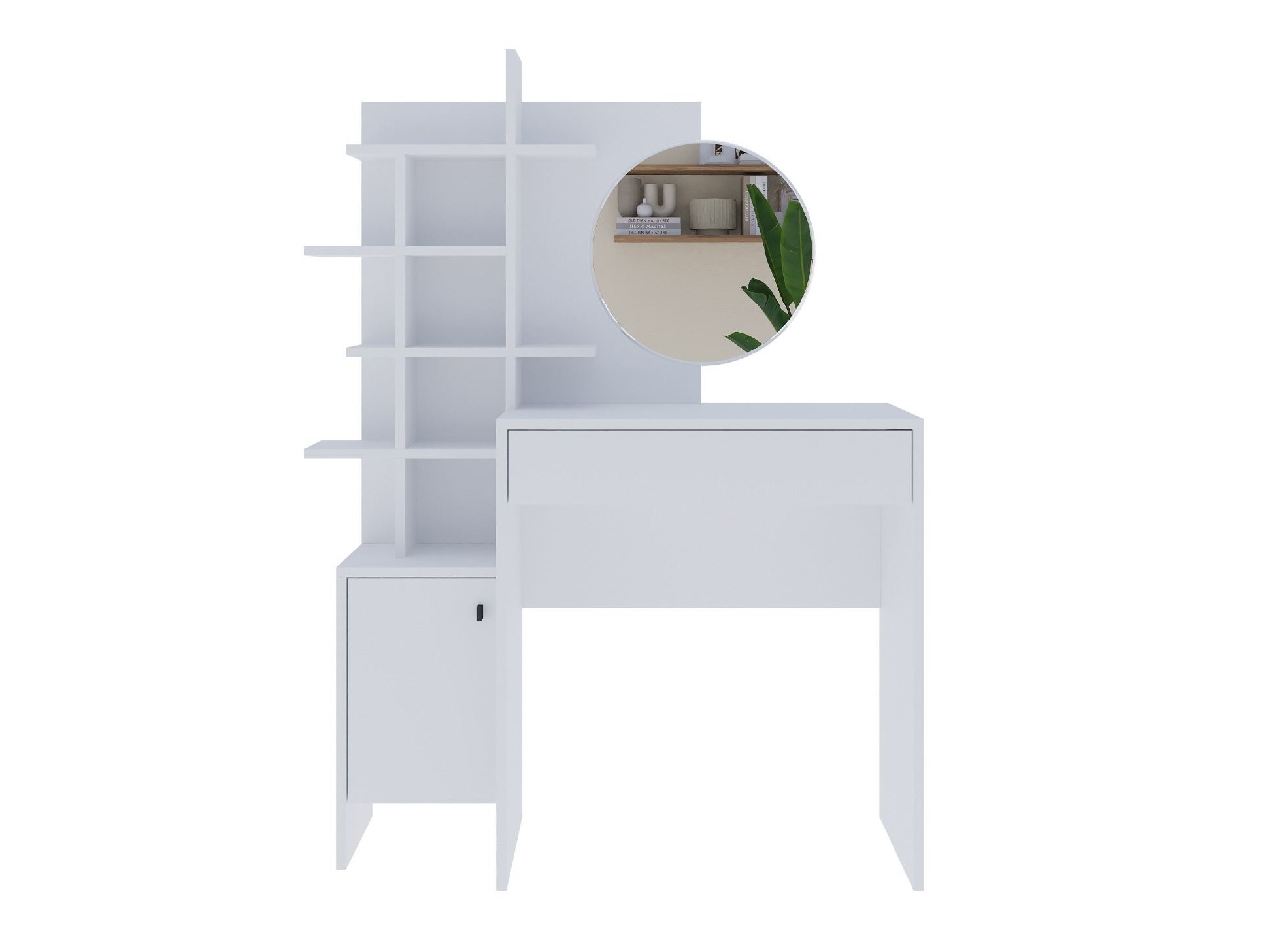 Toaletna mizica Kailua 220 (Bela)