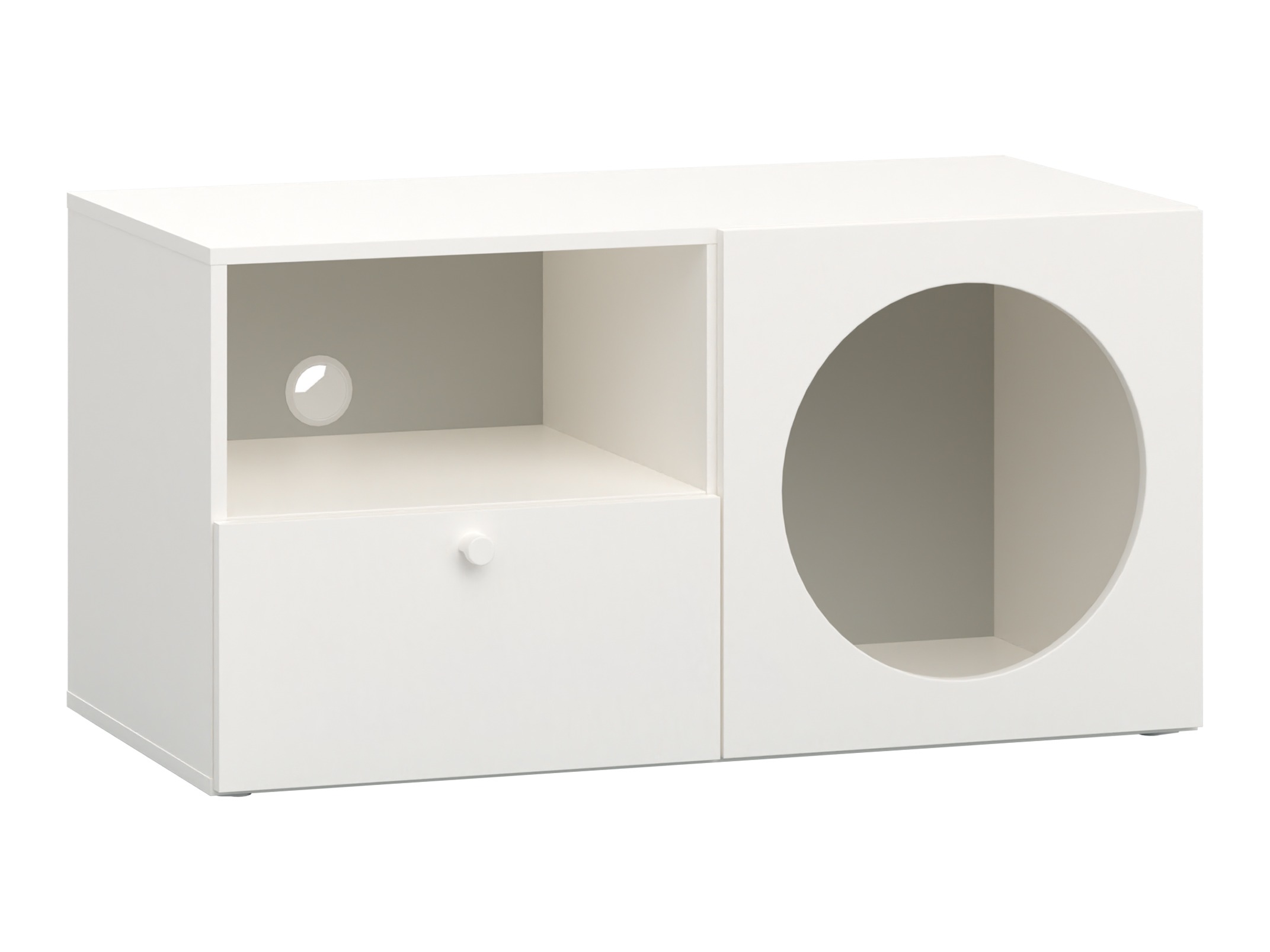 TV-omarica Tornolo 127 (Bela + Siva)