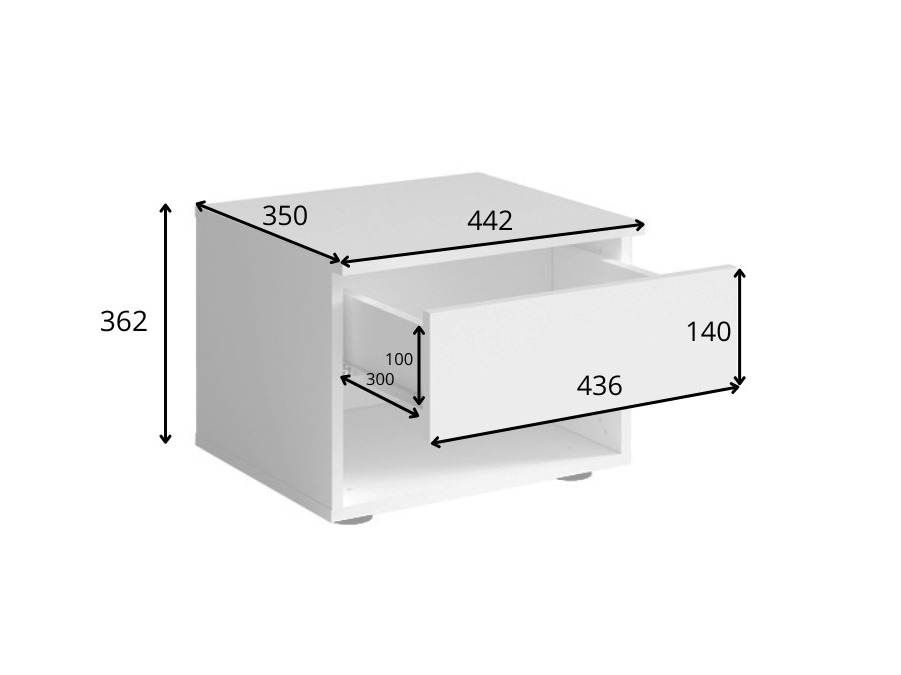 Komplet nočnih omaric SL5447