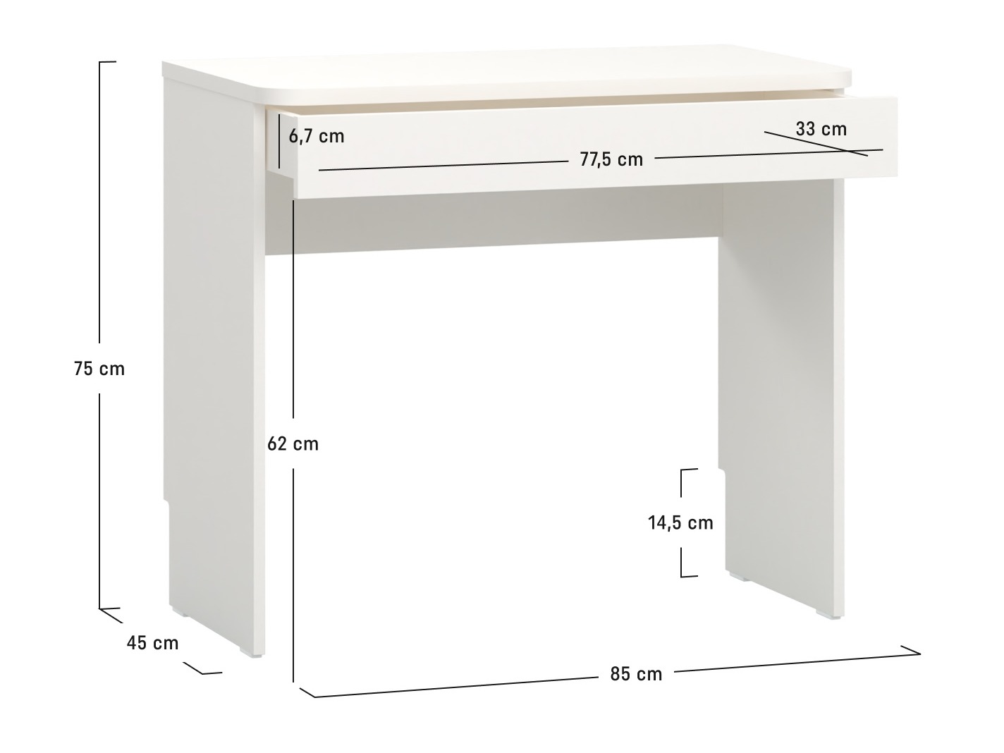 Toaletna mizica Tornolo 129