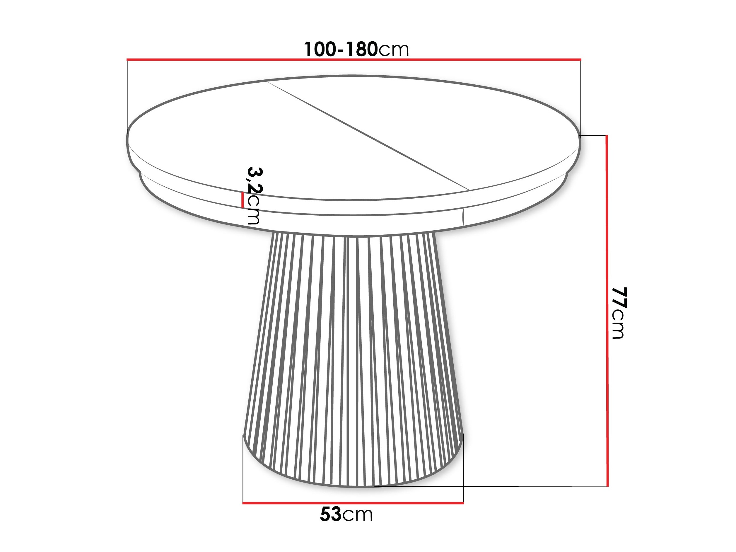 Miza Stanton 151 (Bela)
