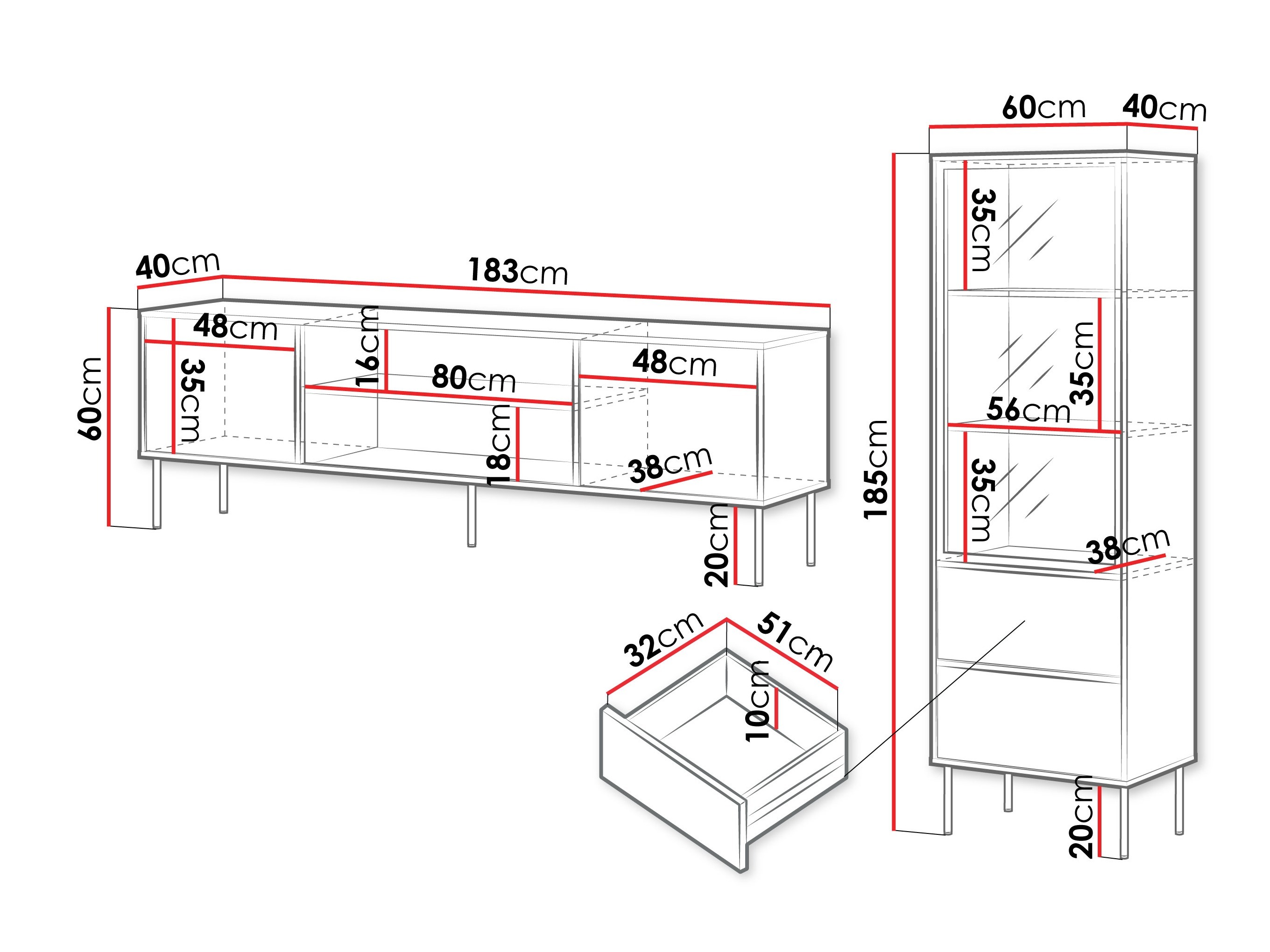 Komplet za dnevno sobo Merevai 107 (Kašmir)